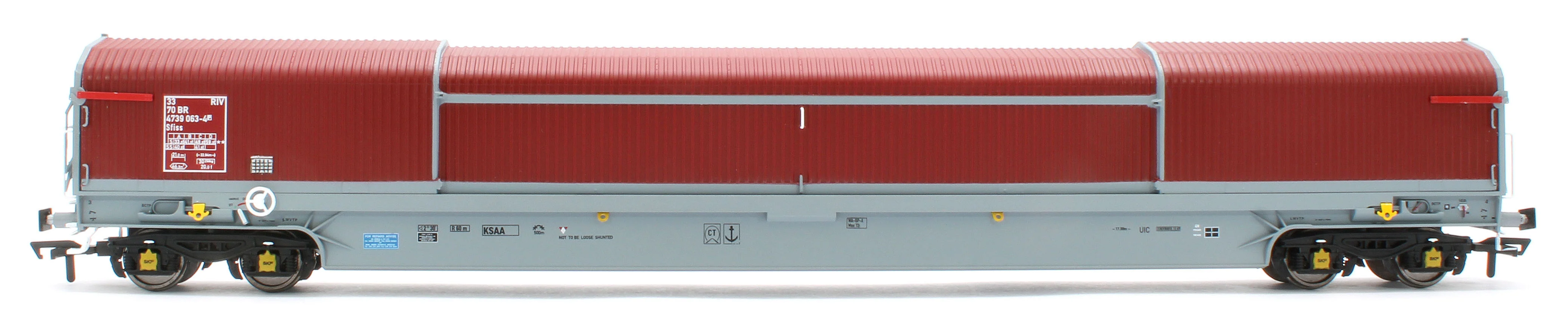 RT-OO-KSA-201C KSA ‘Rover Cube’ Wagons Original Maroon & Grey Livery No. 33 70 4739 044-4 and 059-2 - Twin Pack - Image 6