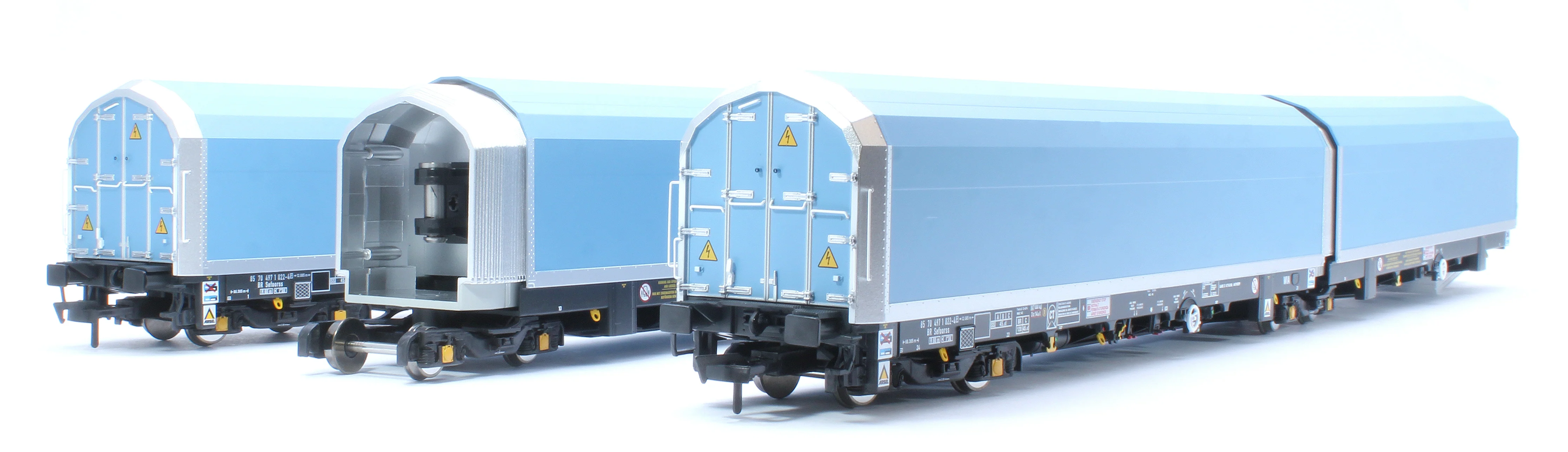 RT-OO-WIA-401B OO/4mm 5-car Arbel WIA car carrier with RfD squadron branding. Wagon 85 70 4971 022-4