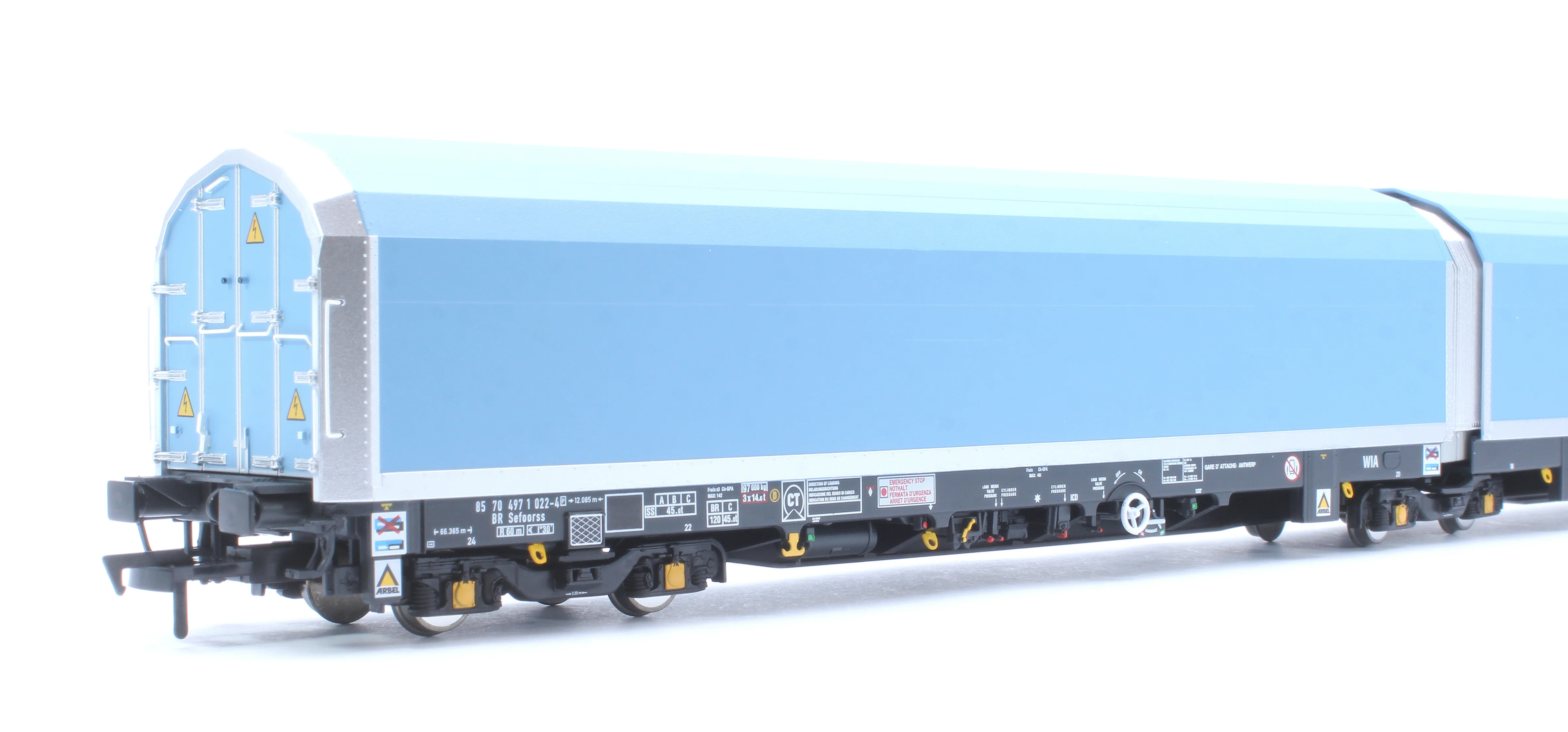 RT-OO-WIA-401B OO/4mm 5-car Arbel WIA car carrier with RfD squadron branding. Wagon 85 70 4971 022-4 - Image 6