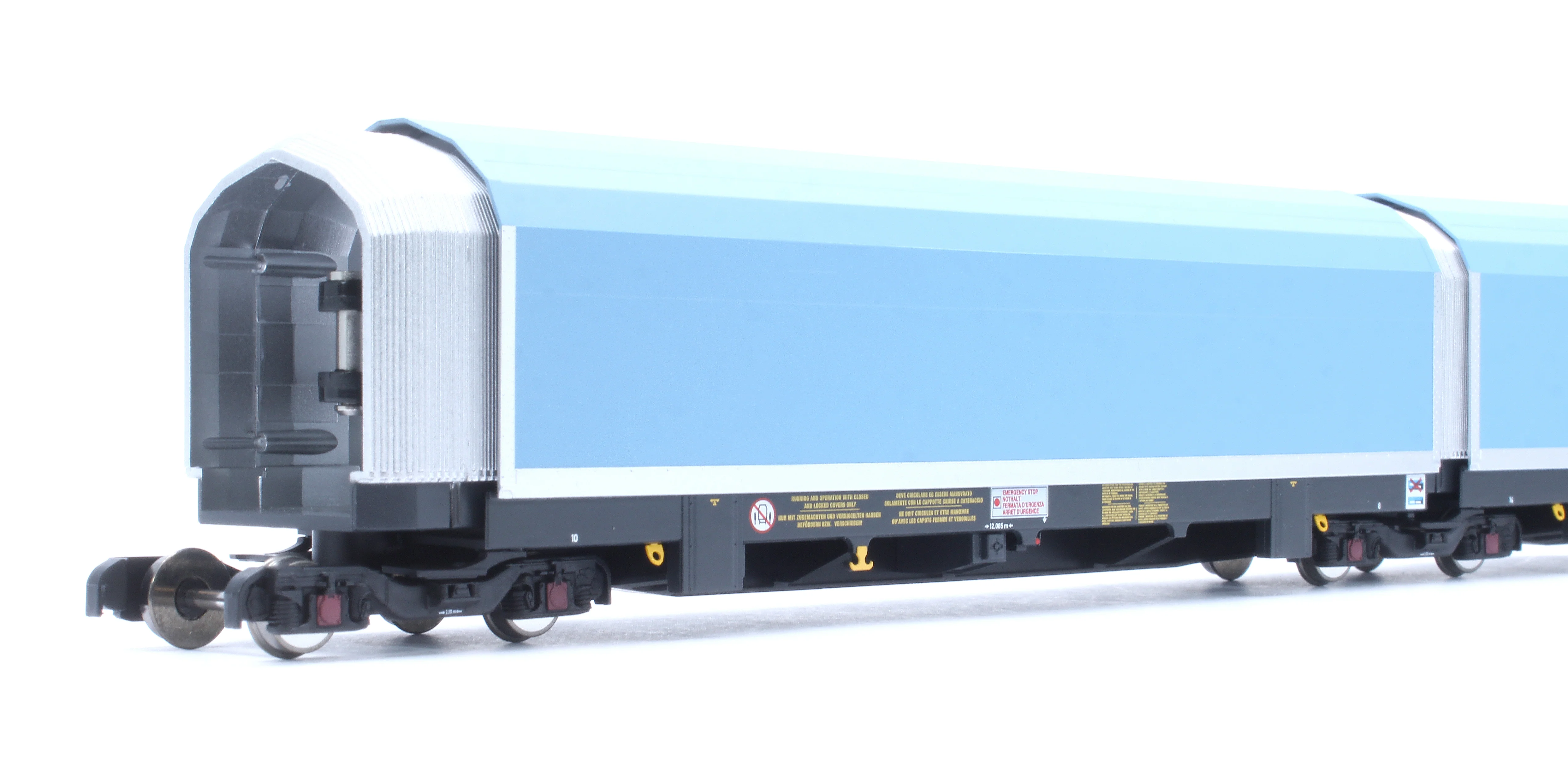 RT-OO-WIA-402B OO/4mm 5-car Arbel WIA car carrier plain blue. Wagon 85 70 4971 044-8 - Image 4