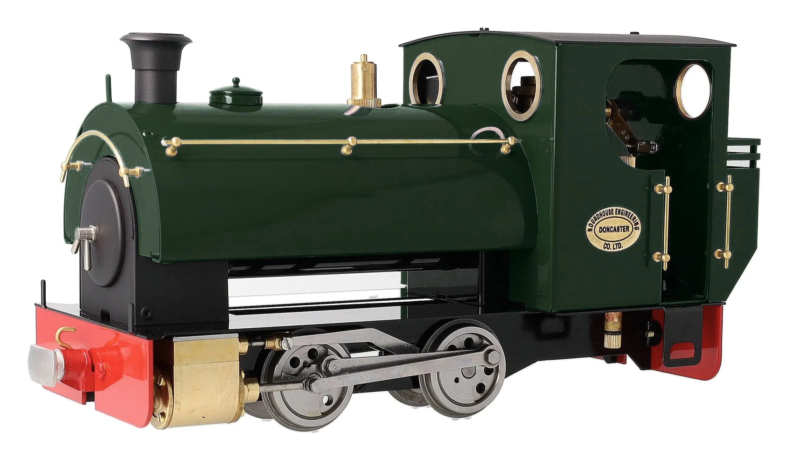 PEGGIE-BRONZEGREEN-32 0-4-0 Saddle Tank 'Peggie' Deep Bronze Green (Manual) Steam Locomotive