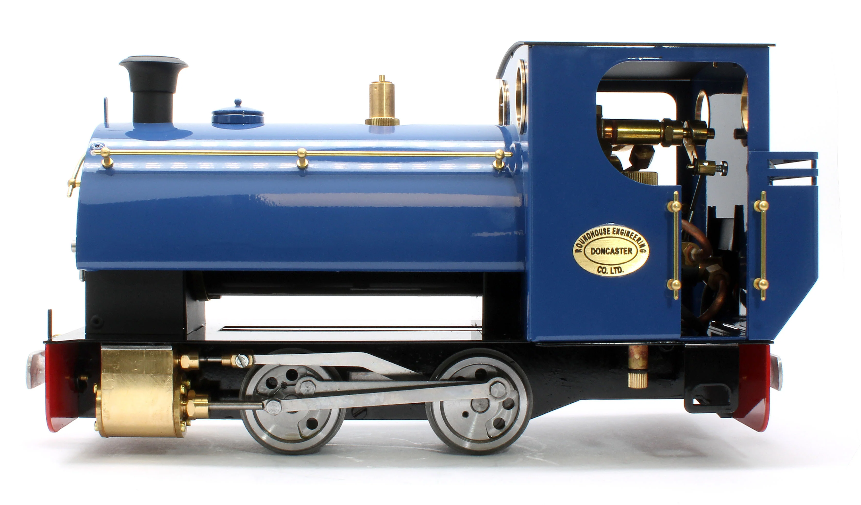 PEGGIERC-RAILS-32 0-4-0 Saddle Tank 'Peggie' Rails Blue (Radio Control) Steam Locomotive - Image 2
