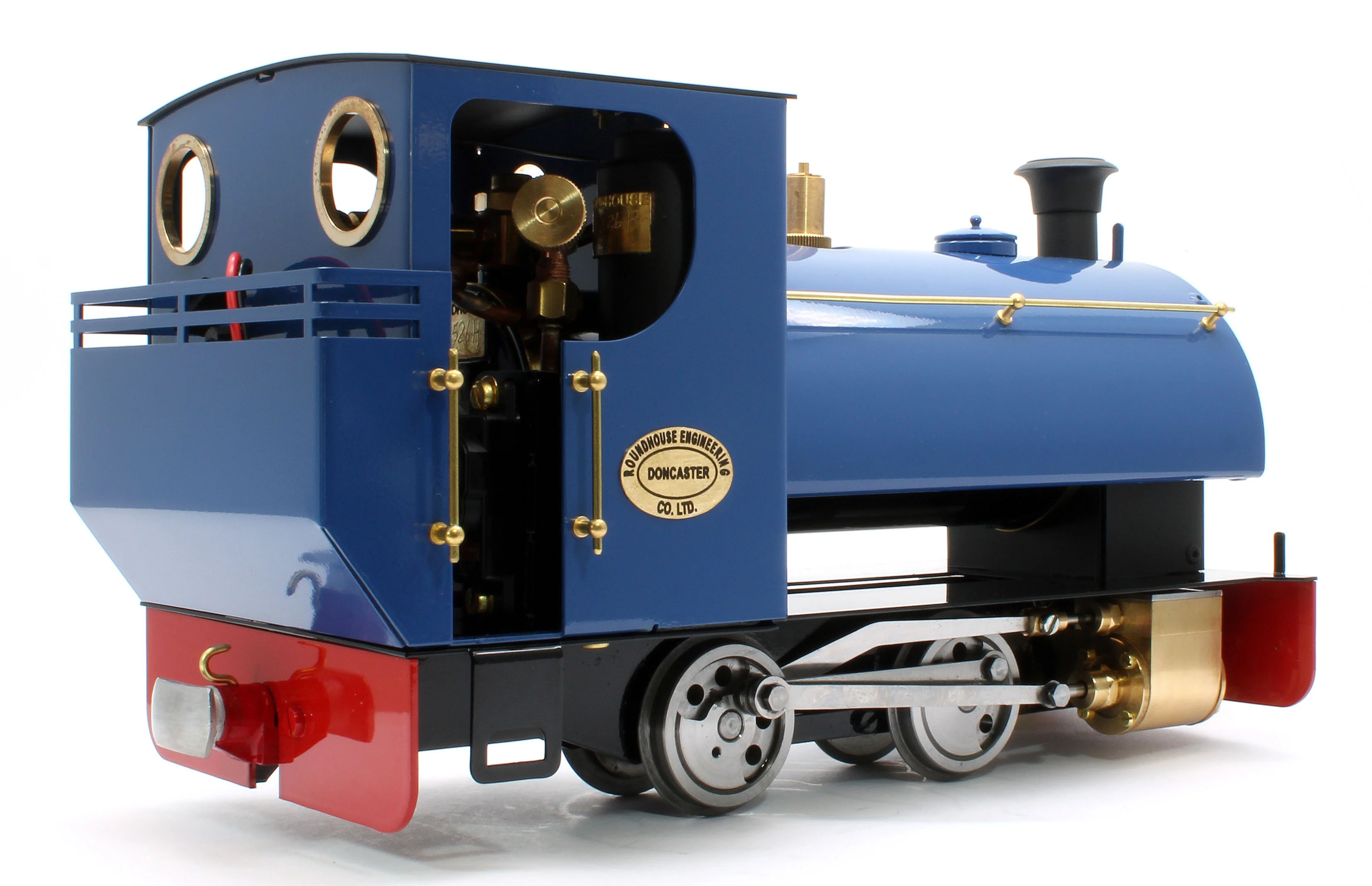 PEGGIERC-RAILS-32 0-4-0 Saddle Tank 'Peggie' Rails Blue (Radio Control) Steam Locomotive - Image 5