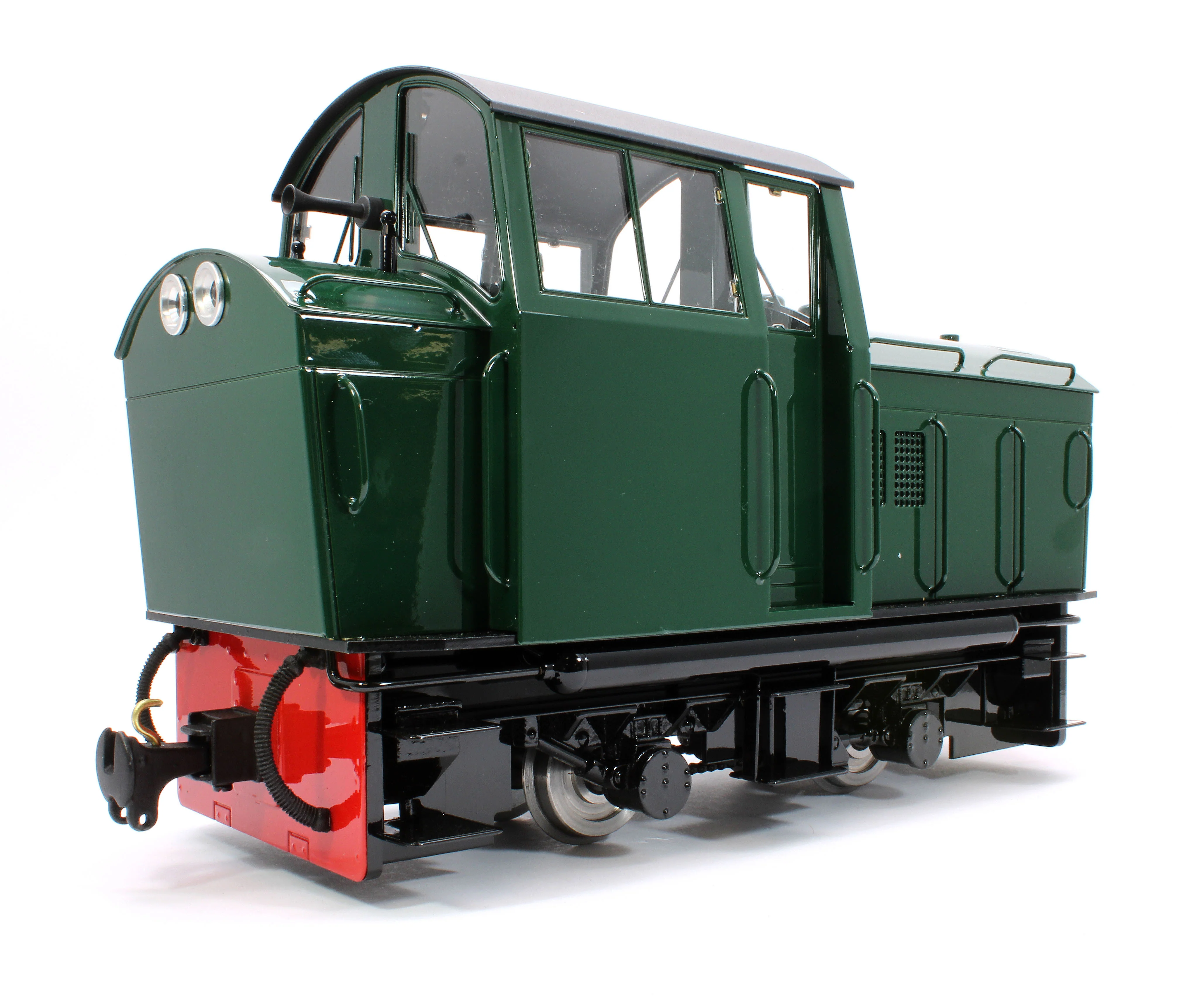 CNWS 0-4-0 'Conway Castle' Deep Brunswick Green (Radio Control, Insulated Wheels) Diesel Locomotive - With Sound - Image 4