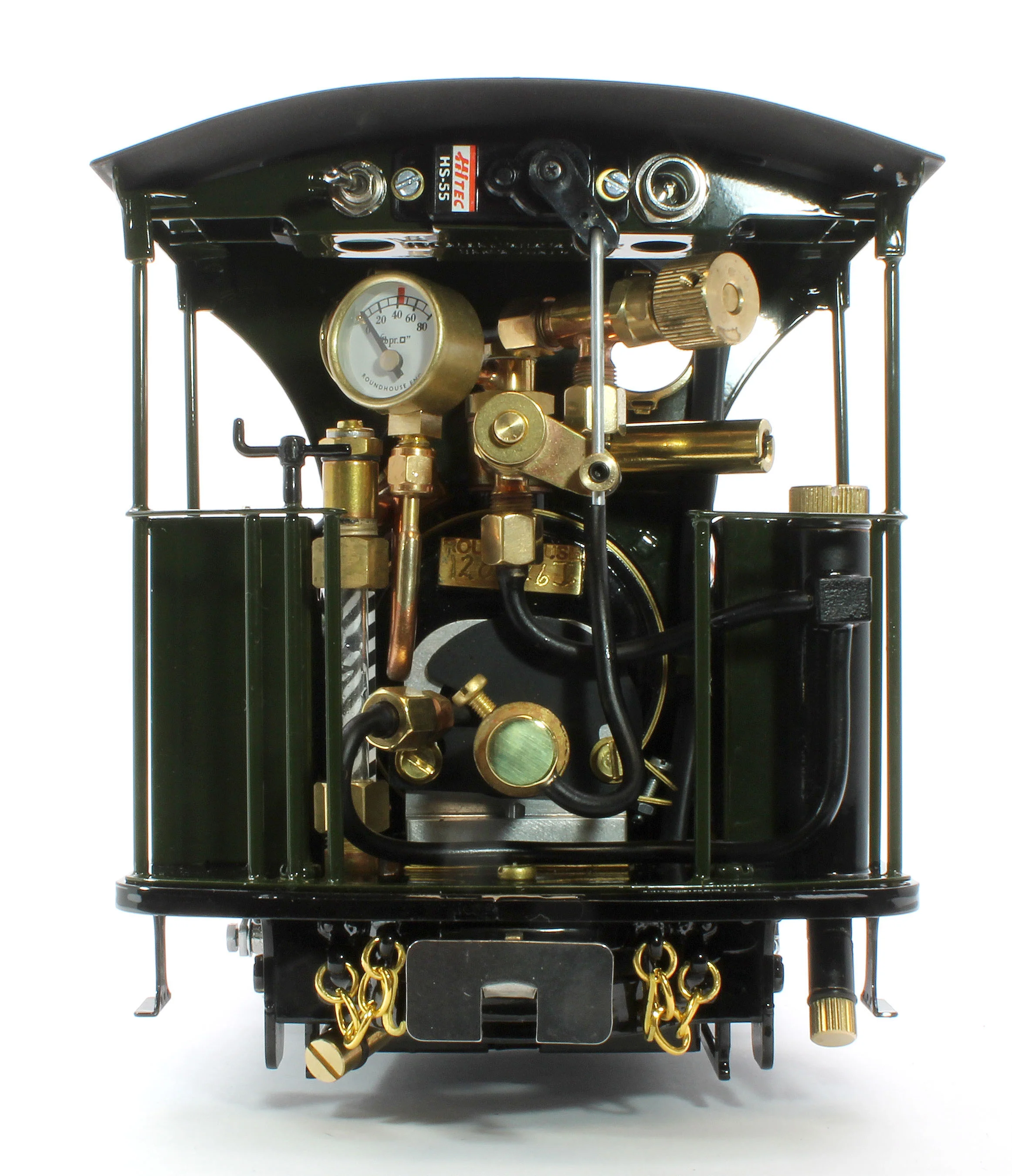 DAC-BRONZEGREEN-NI Class A 0-4-0 'Darjeeling' Deep Bronze Green (Radio Control, Uninsulated Wheels) Steam Locomotive - Image 4