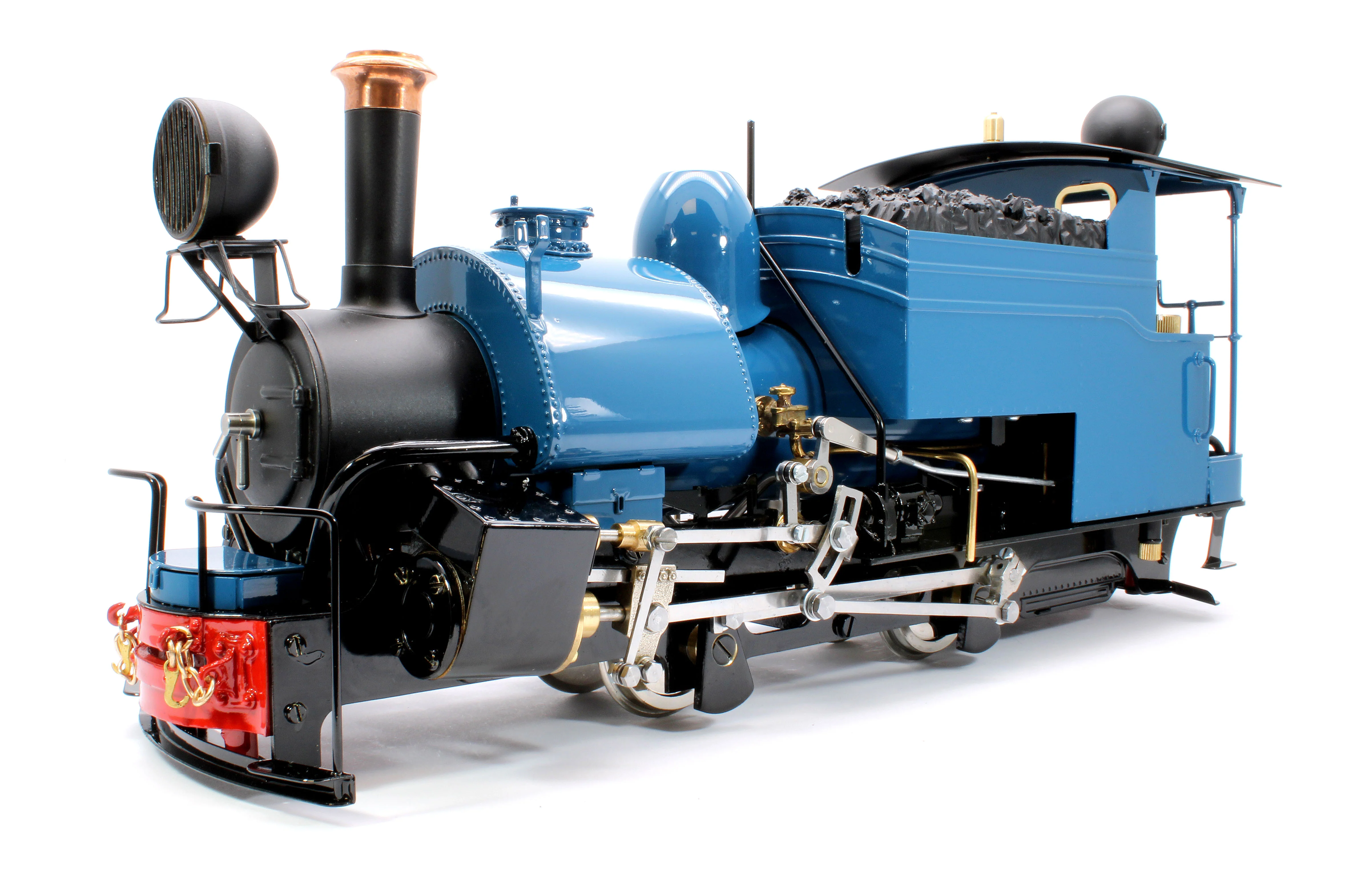 DRC-DARJBLUE-NI Class B 0-4-0 Saddle Tank Engine 'Darjeeling' Darjeeling Blue (Radio Control, Uninsulated Wheels) Steam Locomotive