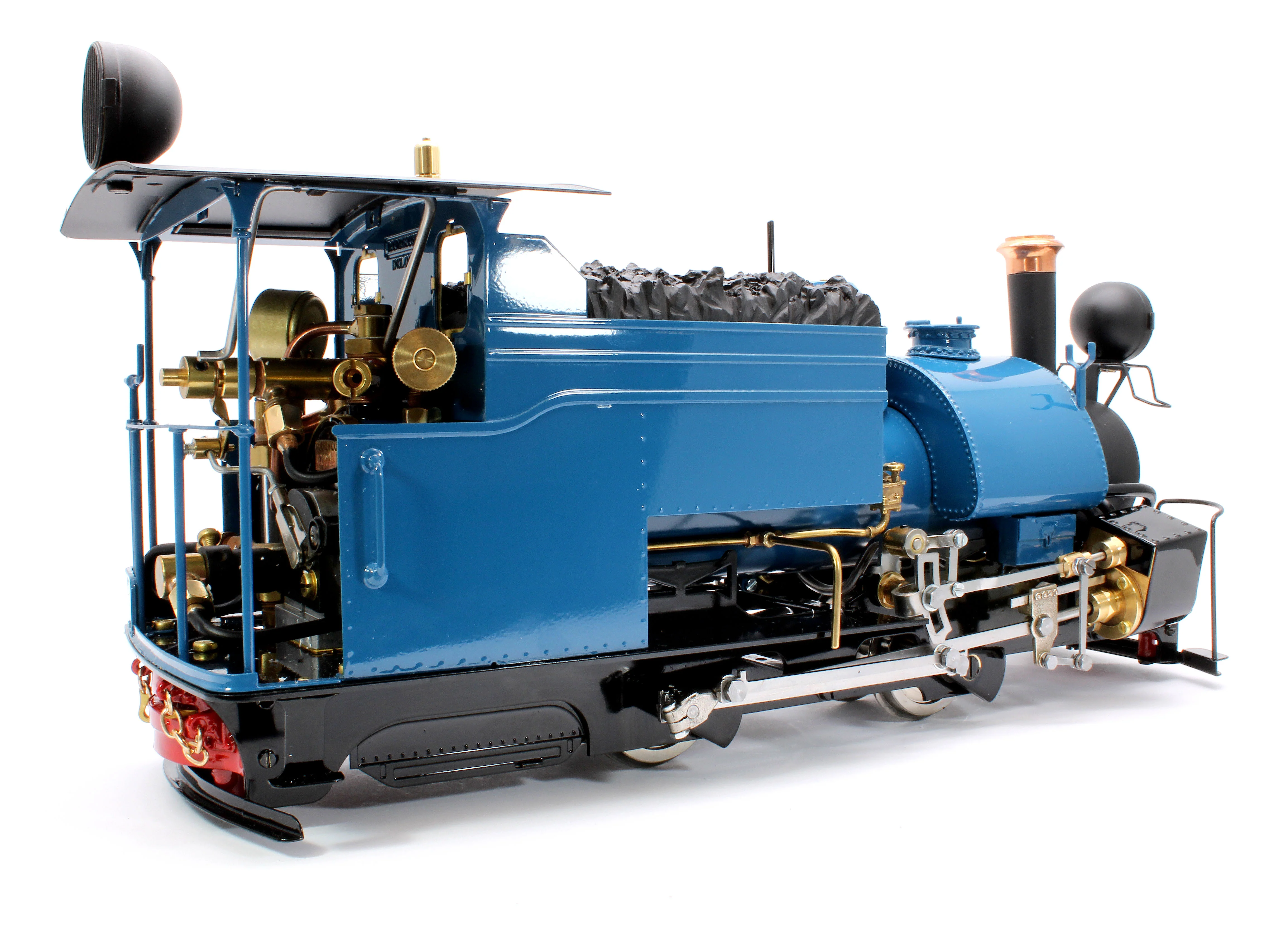 DRC-DARJBLUE-NI Class B 0-4-0 Saddle Tank Engine 'Darjeeling' Darjeeling Blue (Radio Control, Uninsulated Wheels) Steam Locomotive - Image 4