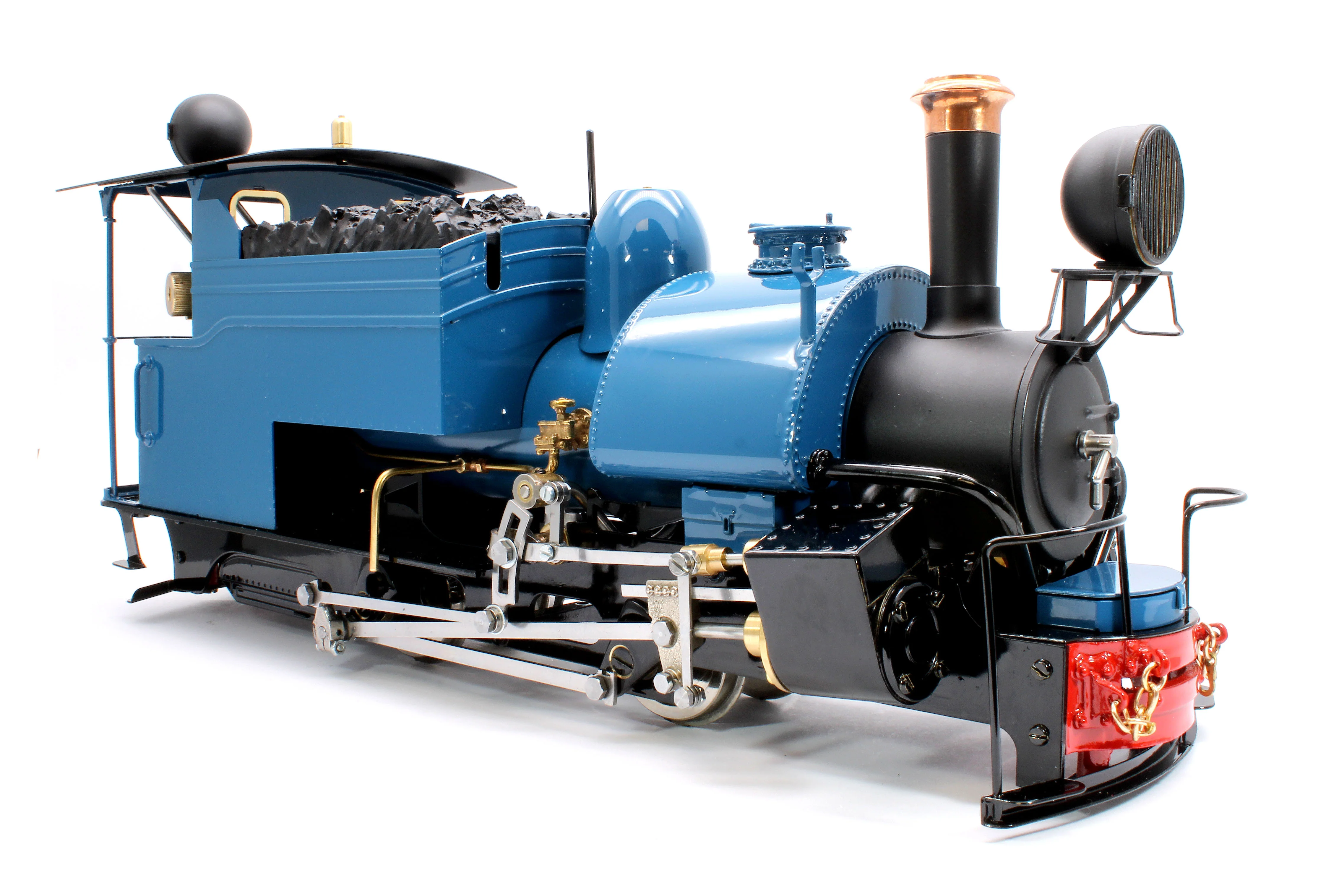 DRC-DARJBLUE-NI Class B 0-4-0 Saddle Tank Engine 'Darjeeling' Darjeeling Blue (Radio Control, Uninsulated Wheels) Steam Locomotive - Image 5