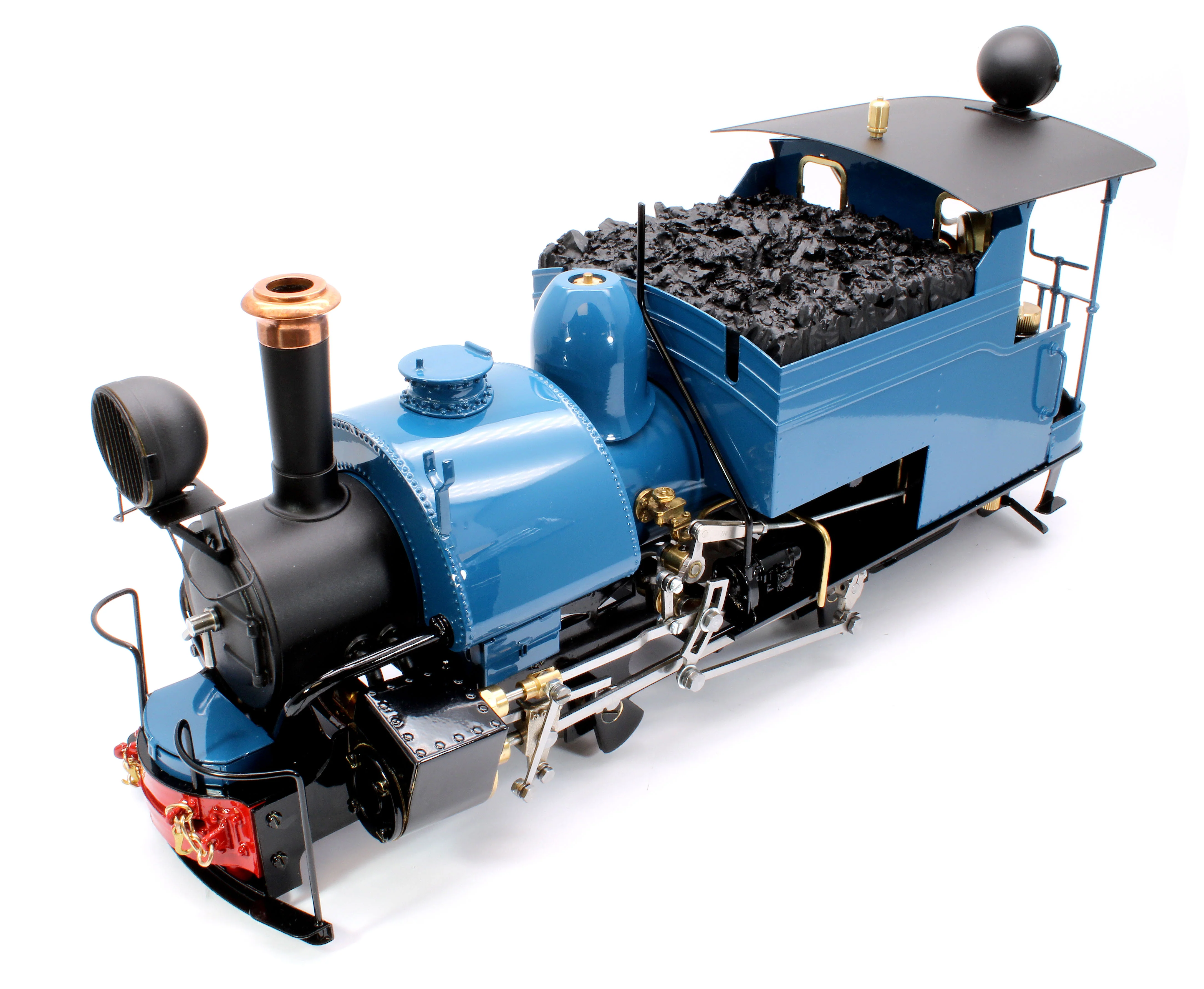 DRC-DARJBLUE-NI Class B 0-4-0 Saddle Tank Engine 'Darjeeling' Darjeeling Blue (Radio Control, Uninsulated Wheels) Steam Locomotive - Image 8
