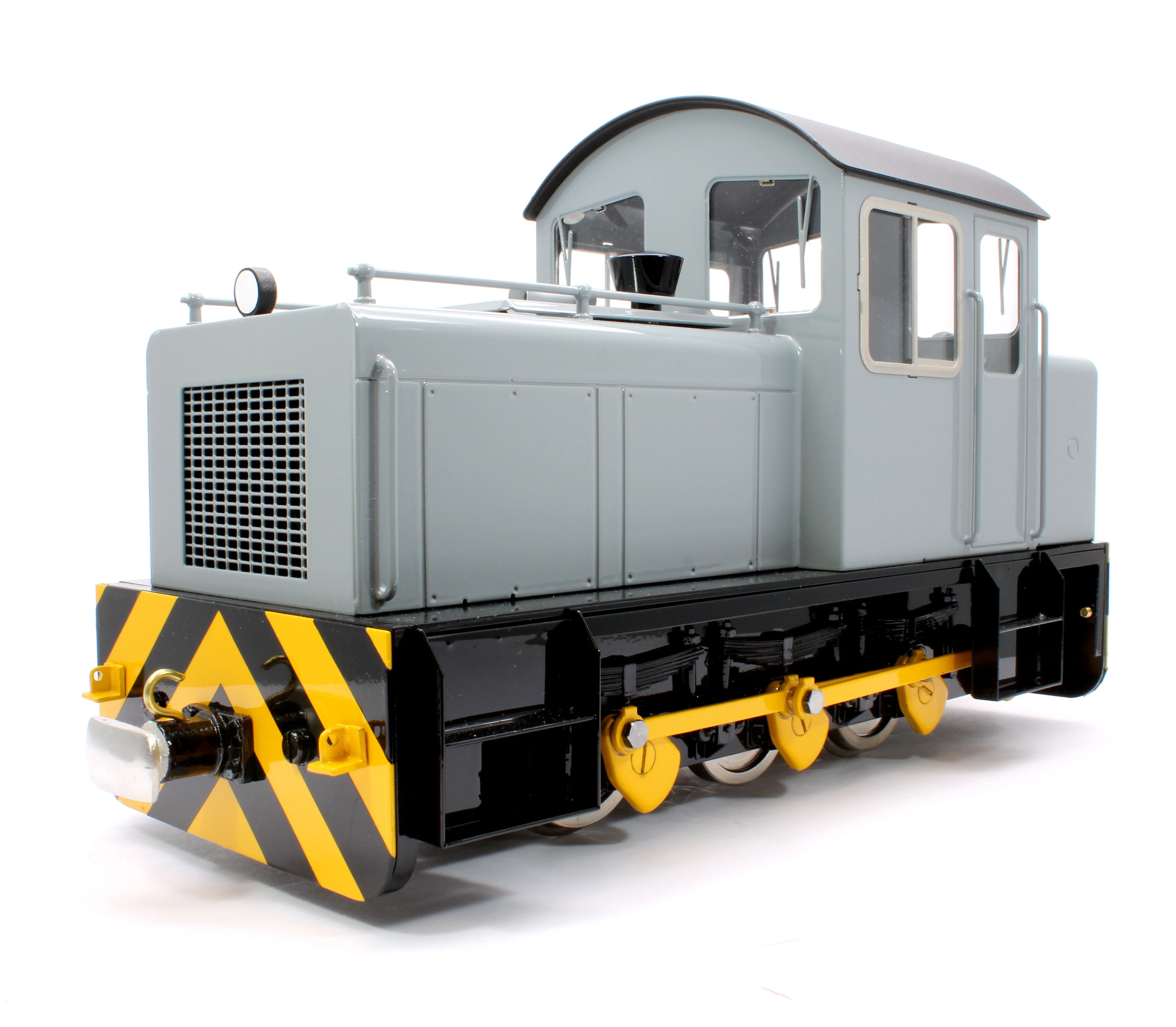 HC-GREY-I 0-6-0 'Harlech Catle MK.1' WD Grey (Radio Control, Insulated Wheels) Diesel Locomotive