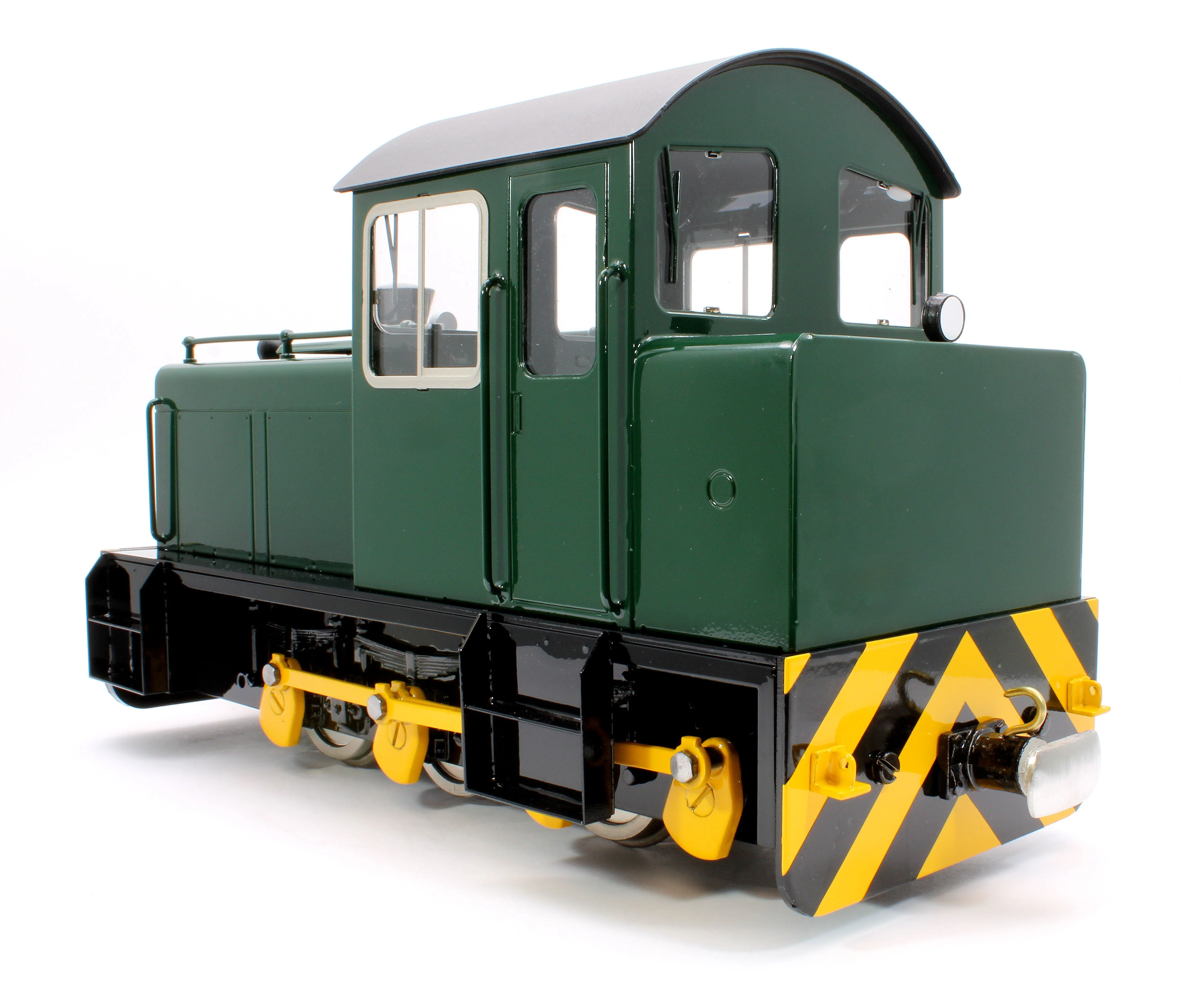 HC-BRUNGREEN-I 0-6-0 'Harlech Castle MK.1' Deep Brunswick Green (Radio Control, Insulated Wheels) Diesel Locomotive - Image 2