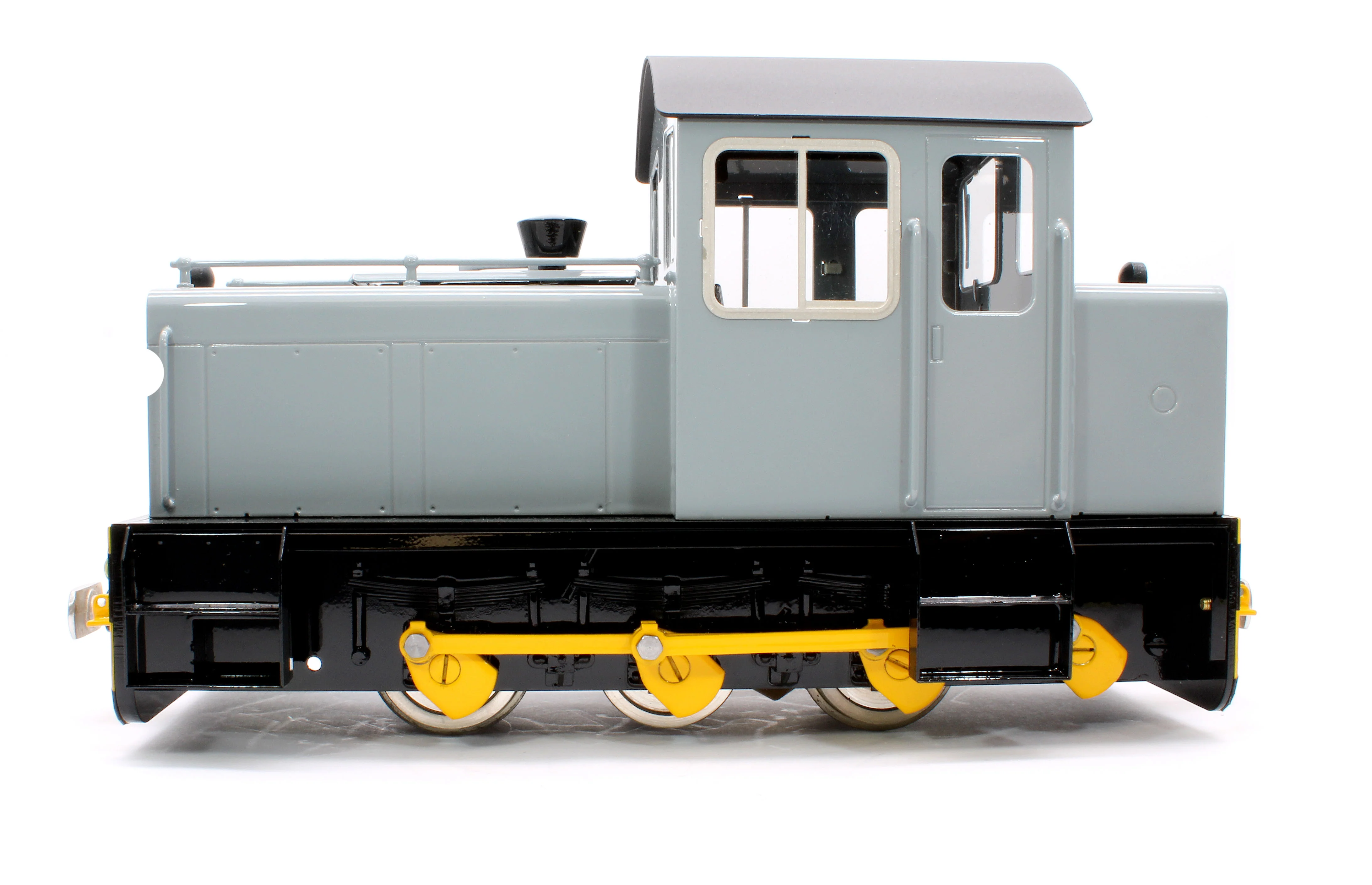 HCWS-WDGREY-I 0-6-0 'Harlech Castle MK.1' WD Grey (Radio Control, Insulated Wheels) Diesel Locomotive - With Sound - Image 2
