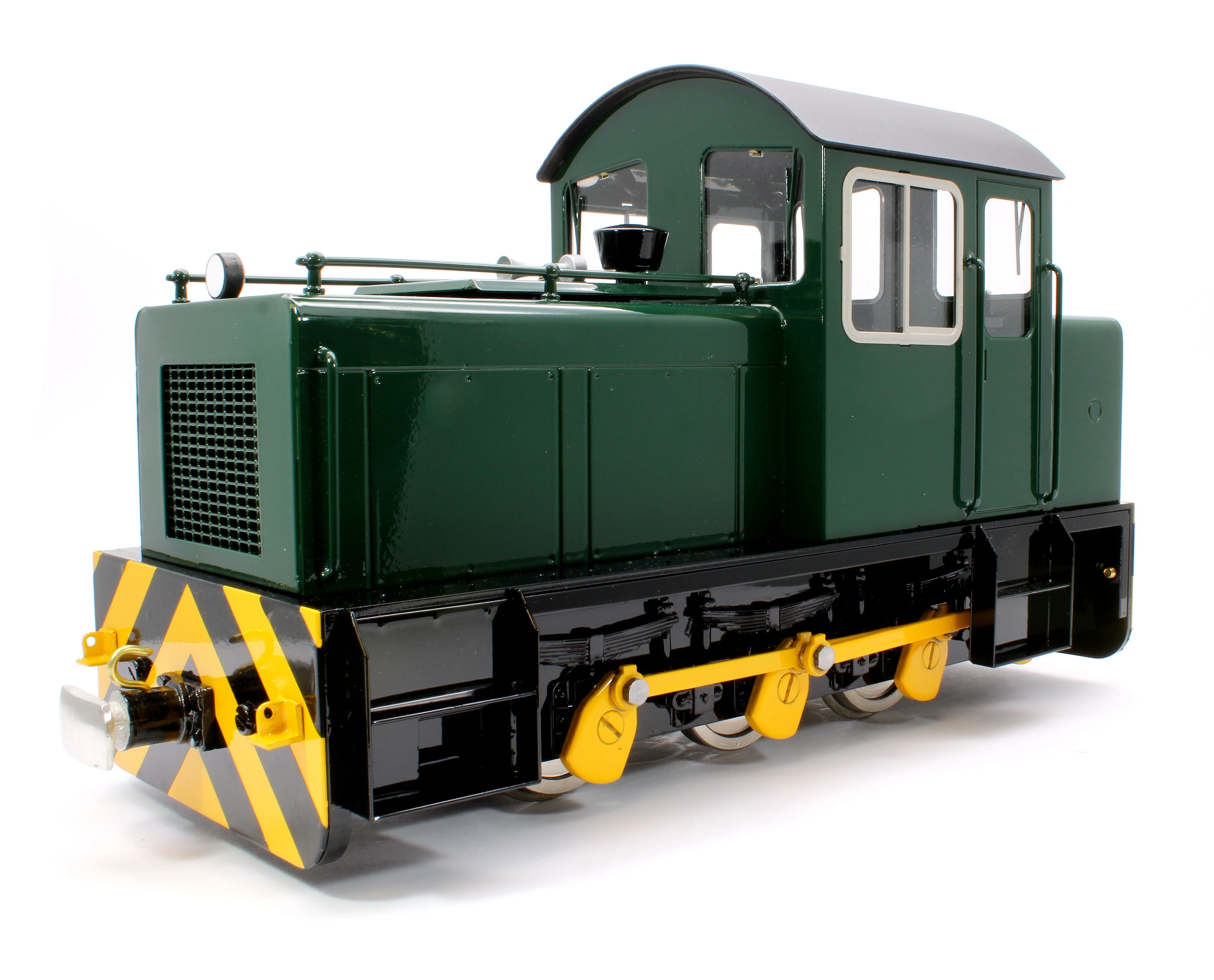 HCWS-BRUNGREEN-I 0-6-0 'Harlech Castle MK.1' Deep Brunswick Green (Radio Control, Insulated Wheels) Diesel Locomotive - With Sound