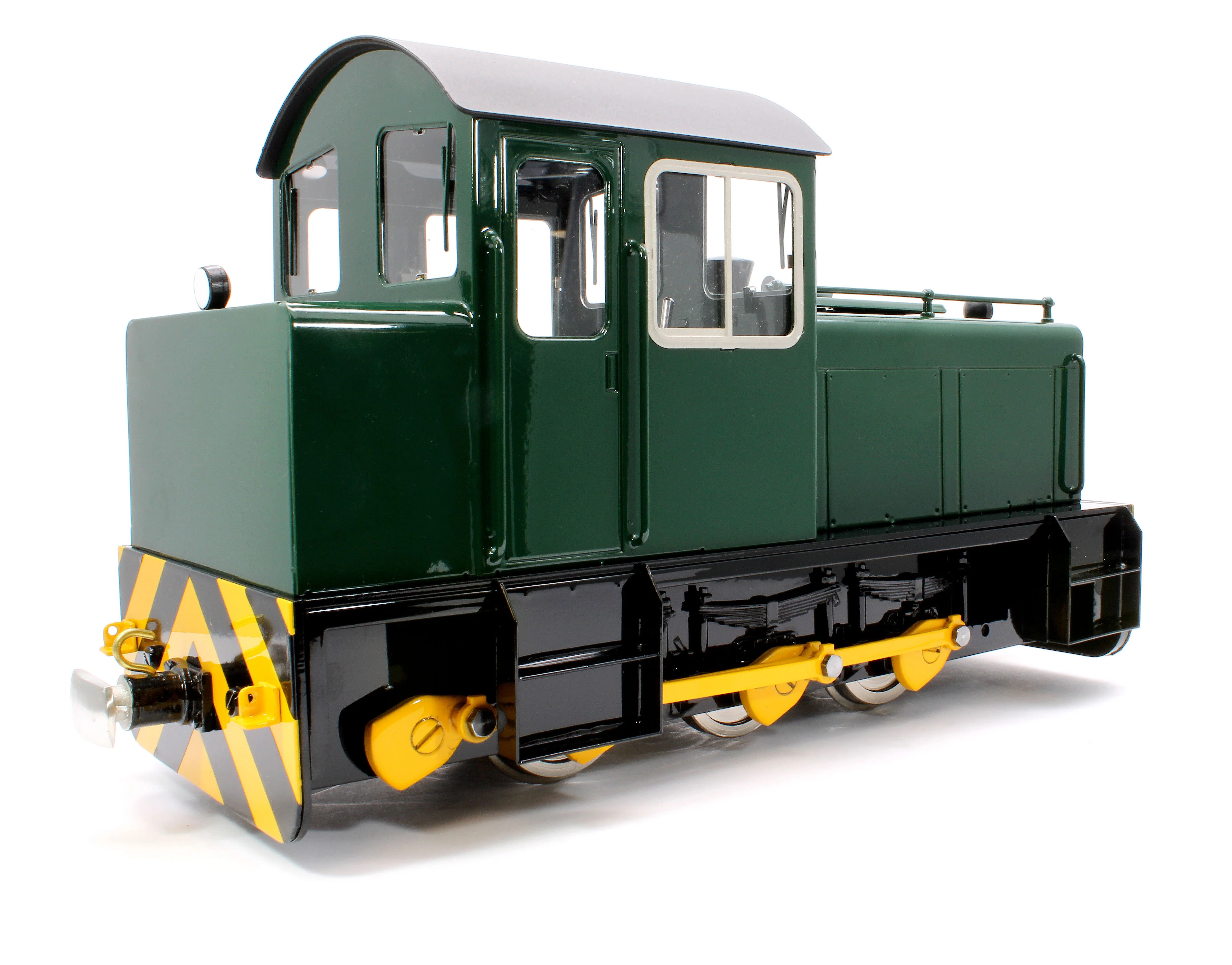 HCWS-BRUNGREEN-I 0-6-0 'Harlech Castle MK.1' Deep Brunswick Green (Radio Control, Insulated Wheels) Diesel Locomotive - With Sound - Image 3