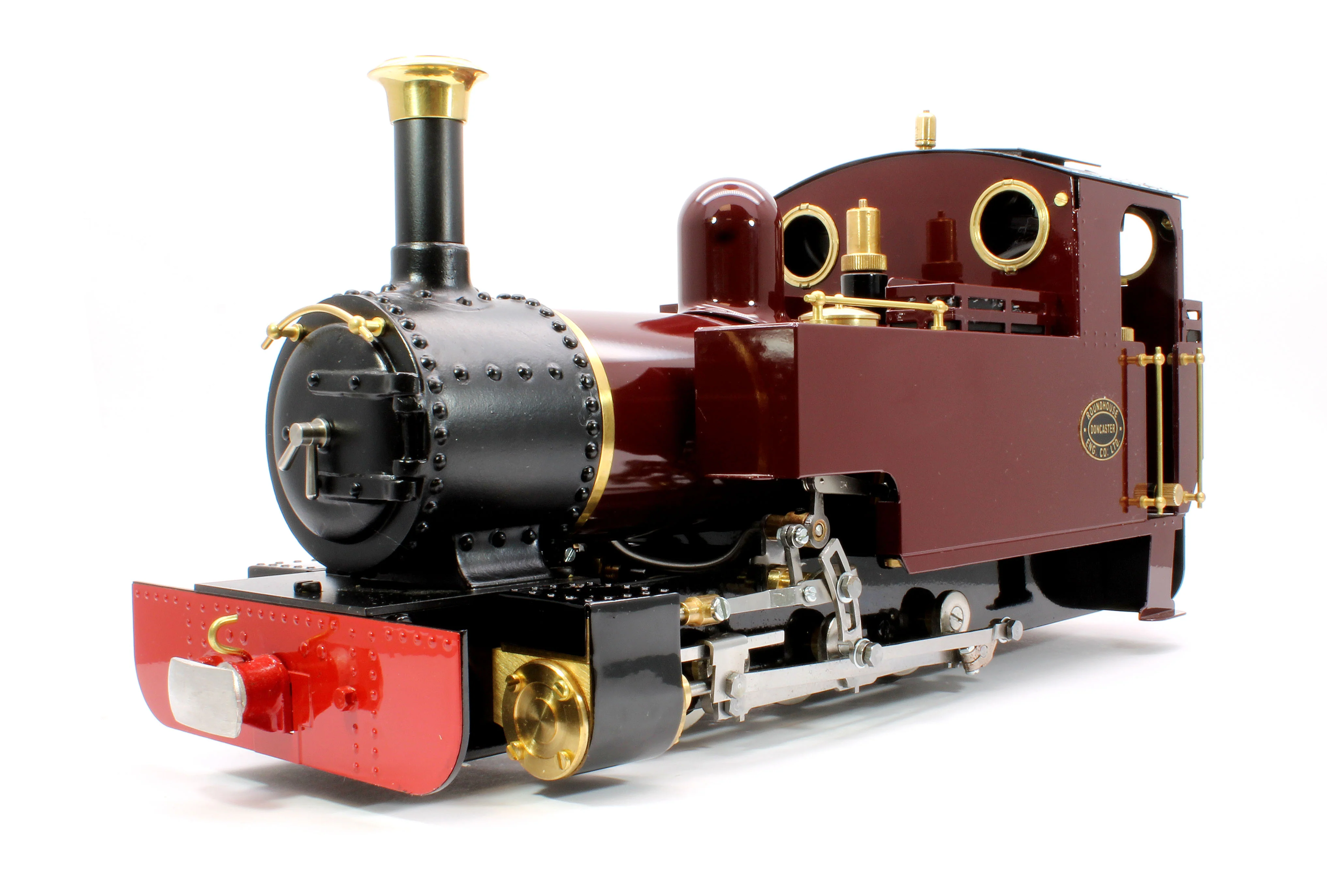 LARC-MAROON-NI 0-6-0 'Lady Anne' Fairlie Engine Maroon (Radio Control, Uninsulated Wheels) Steam Locomotive