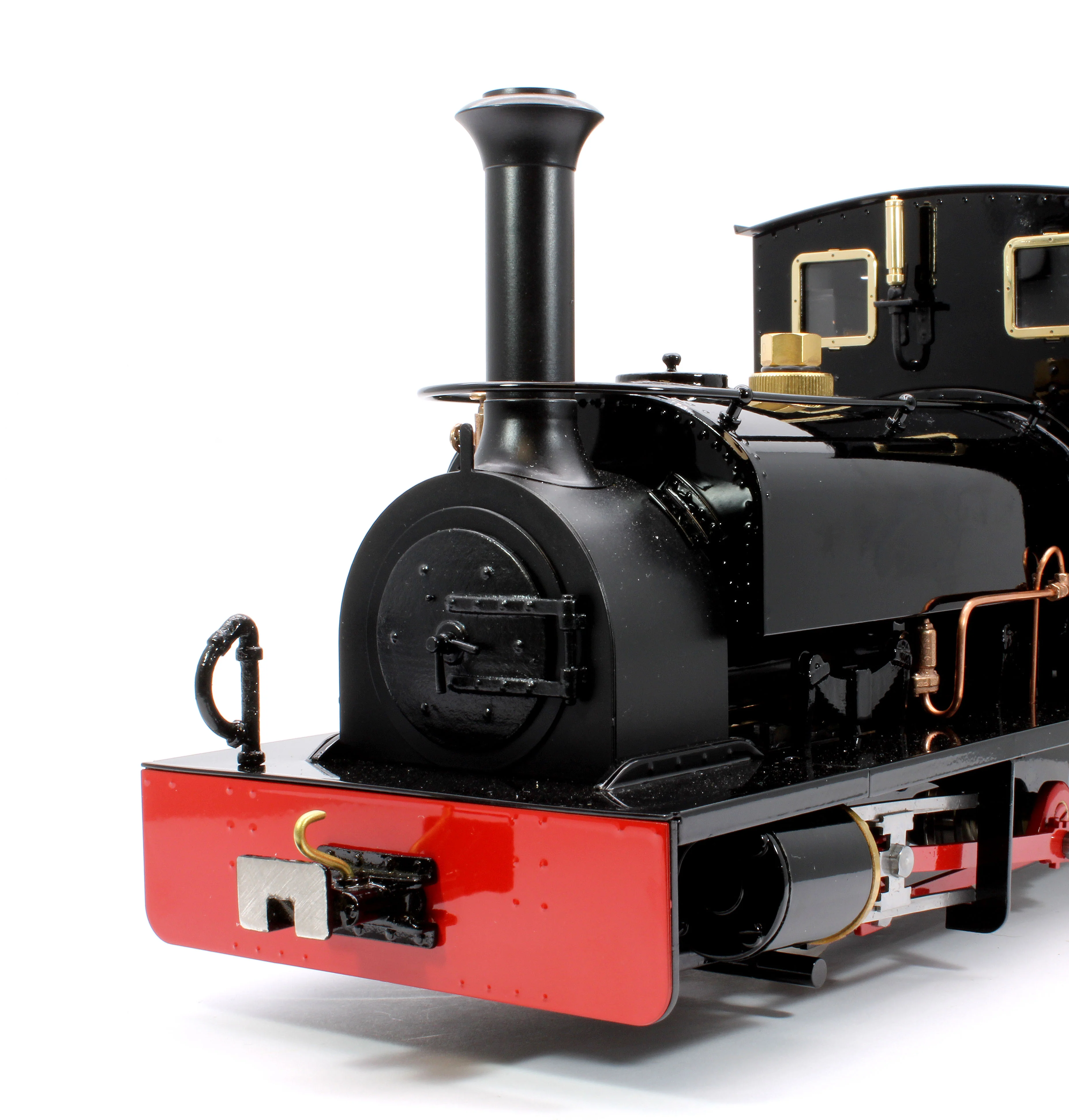 LRC-BLACK-I 0-4-0 Hunslet Saddle Tank 'Lilla' Black (Radio Control, Insulated Wheels) Steam Locomotive - Image 7