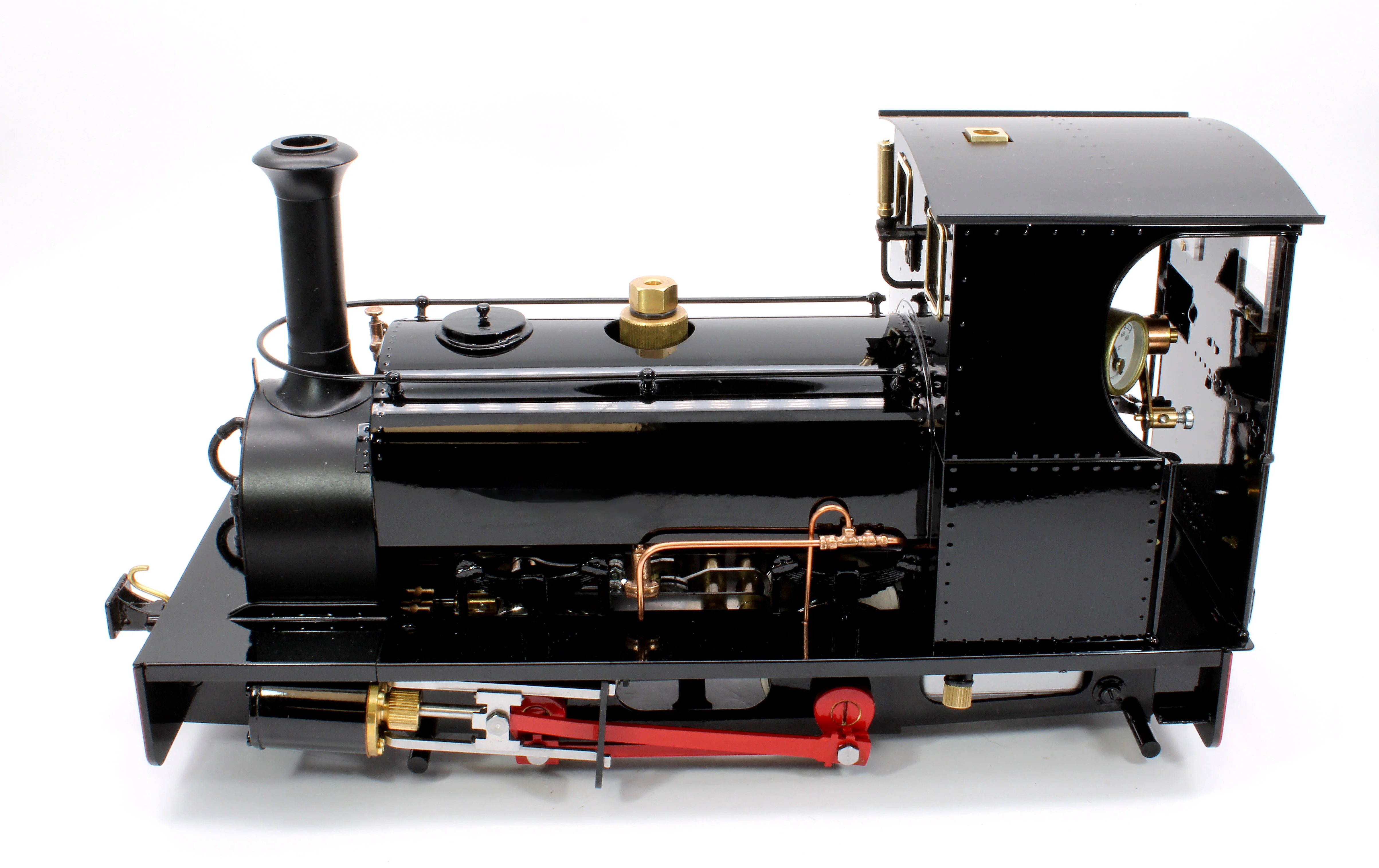 LRC-BLACK-I 0-4-0 Hunslet Saddle Tank 'Lilla' Black (Radio Control, Insulated Wheels) Steam Locomotive - Image 9