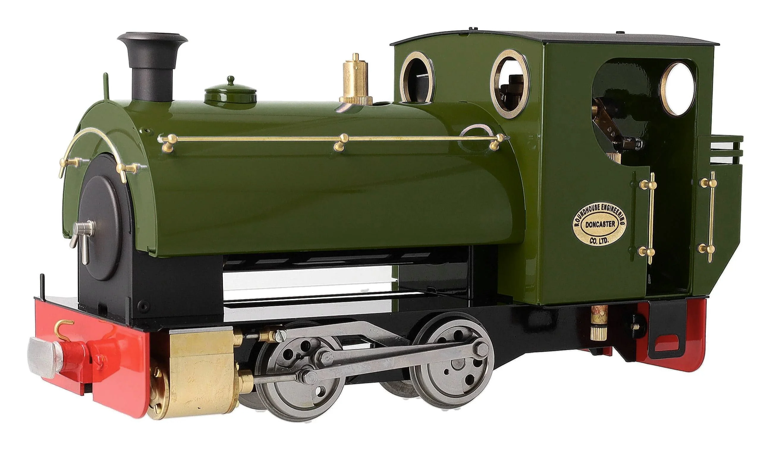 PEGGIE-OLIVE-45 0-4-0 Saddle Tank 'Peggie' Olive Green (Manual) Steam Locomotive
