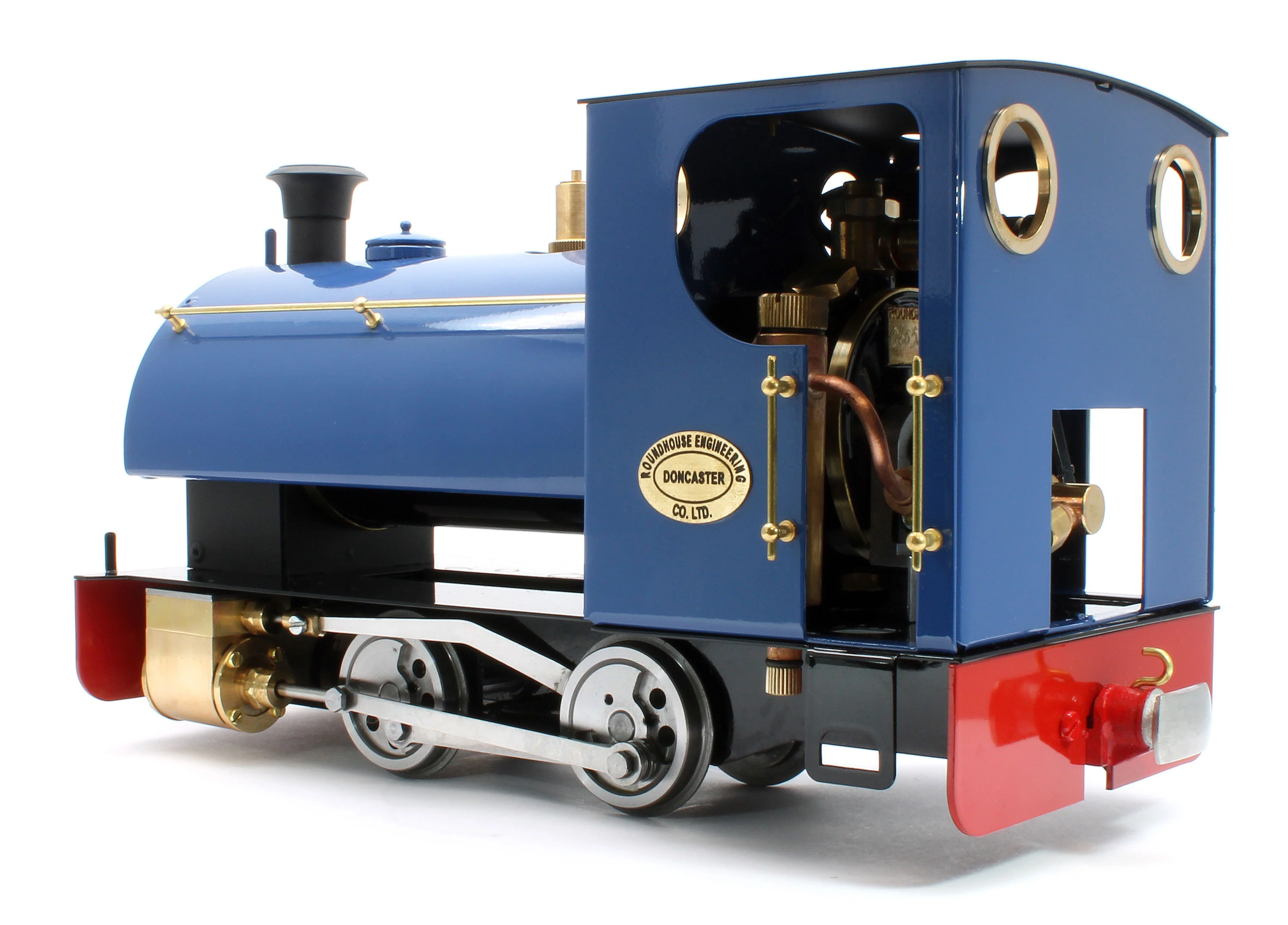 PEGGIERC-RAILS-45 0-4-0 Saddle Tank 'Peggie' Rails Blue (Radio Control) Steam Locomotive - Image 3