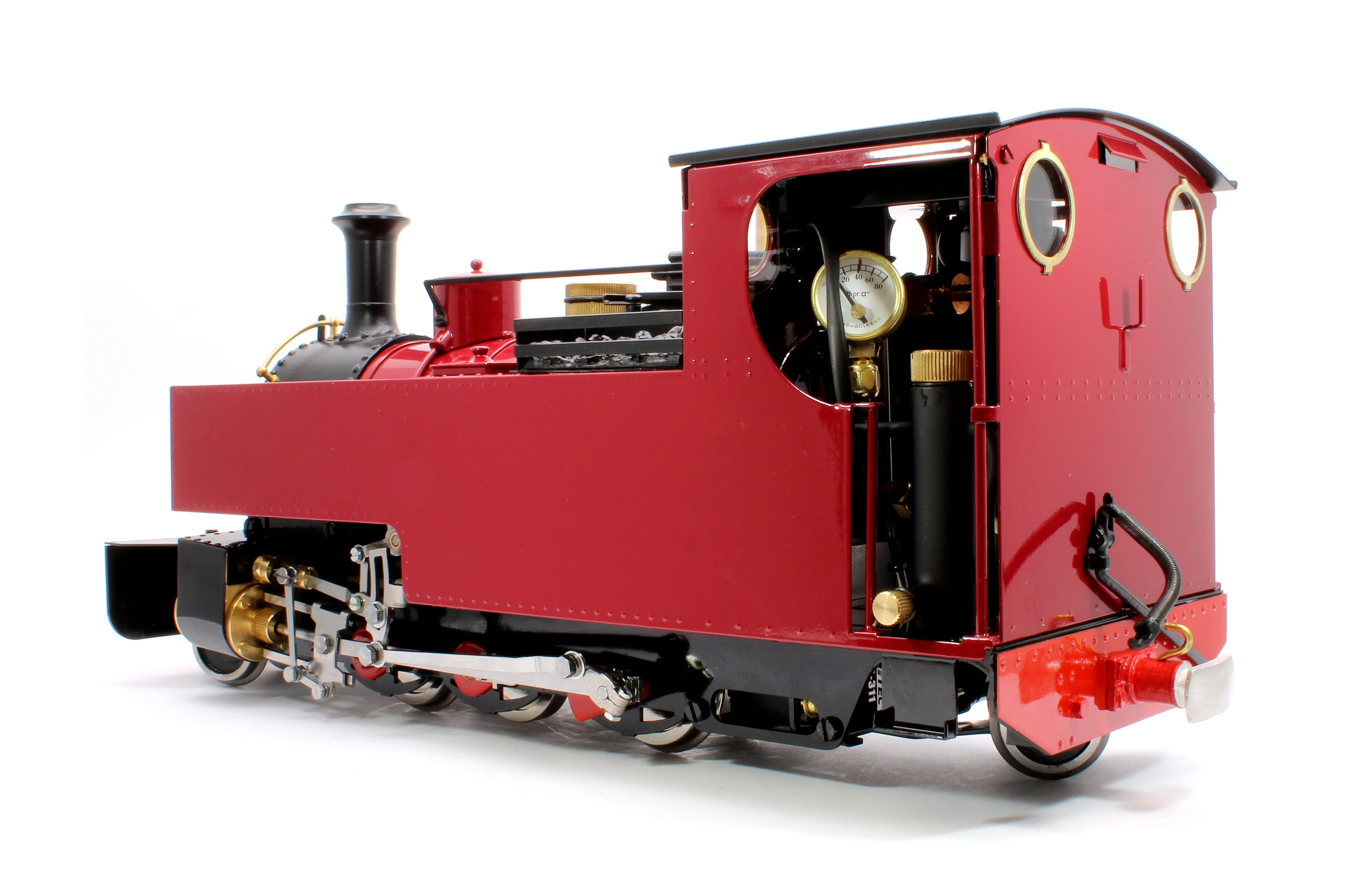 RRC-MAROON-NI 2-6-2 Side Tank Engine 'Russell' Maroon (Radio Control, Uninsulated Wheels) Steam Locomotive - Image 3