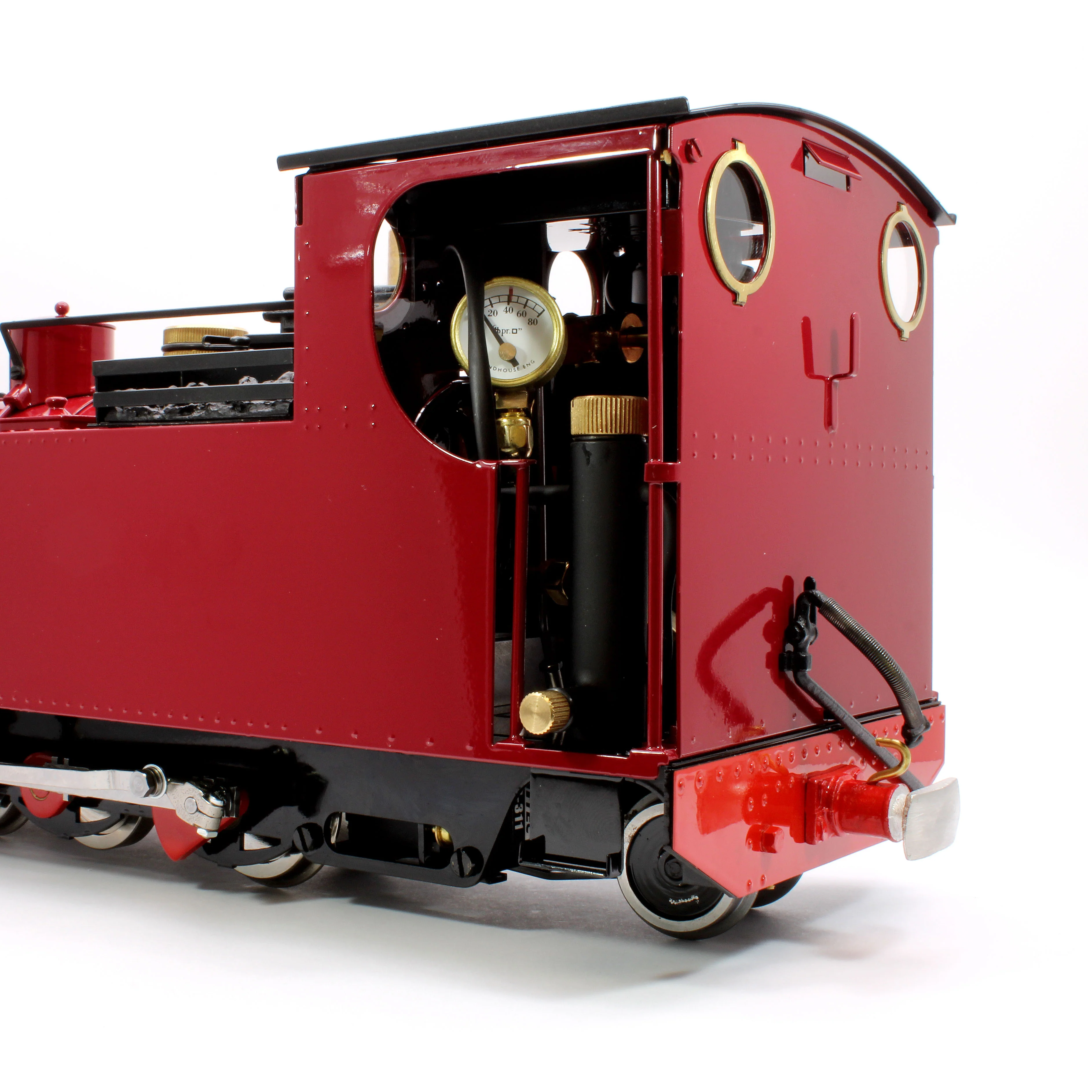 RRC-MAROON-NI 2-6-2 Side Tank Engine 'Russell' Maroon (Radio Control, Uninsulated Wheels) Steam Locomotive - Image 8