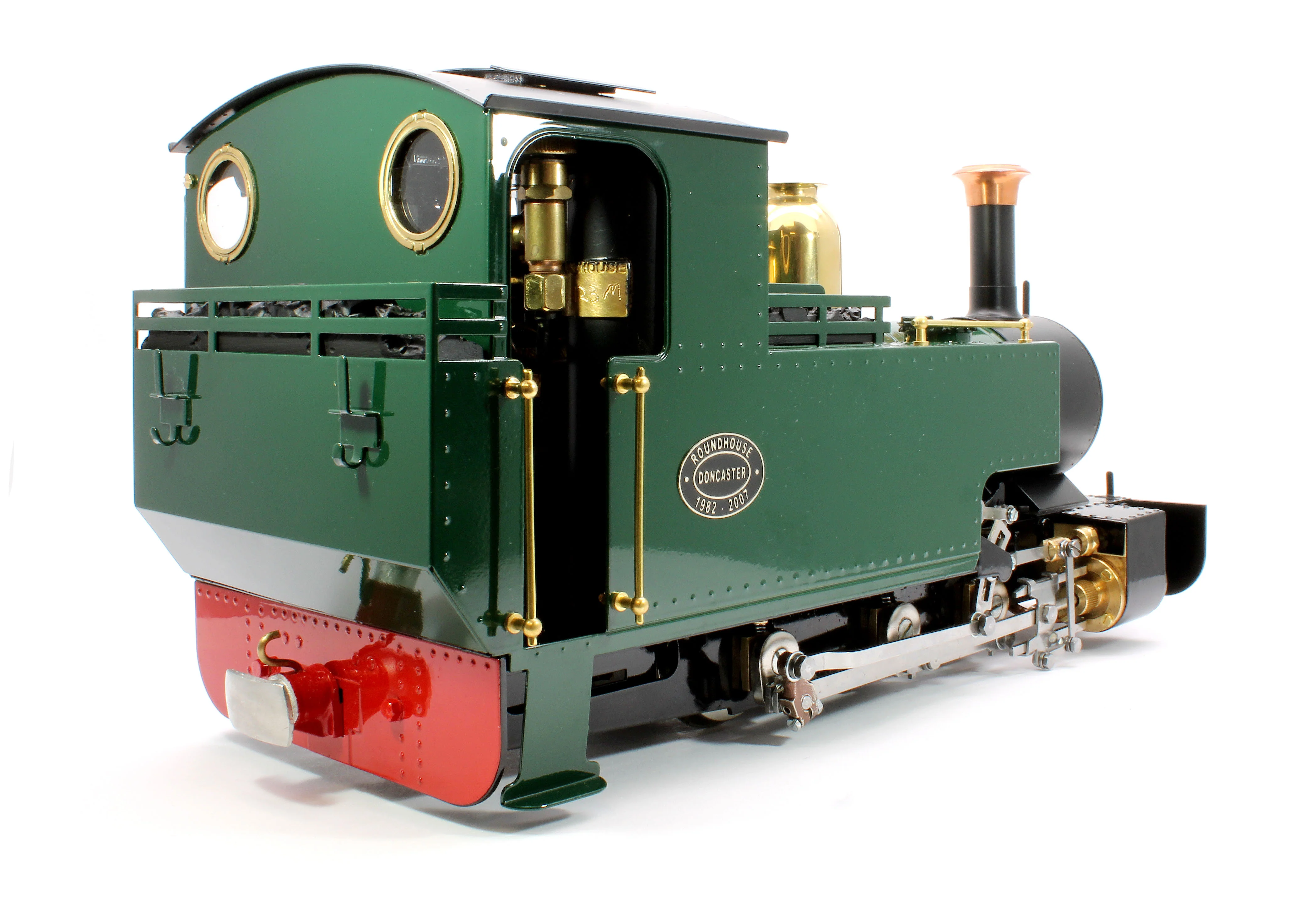 SLRC-GREEN-I 0-6-0 'Silver Lady' Deep Brunswick Green (Radio Control, Insulated Wheels) Steam Locomotive - Image 3