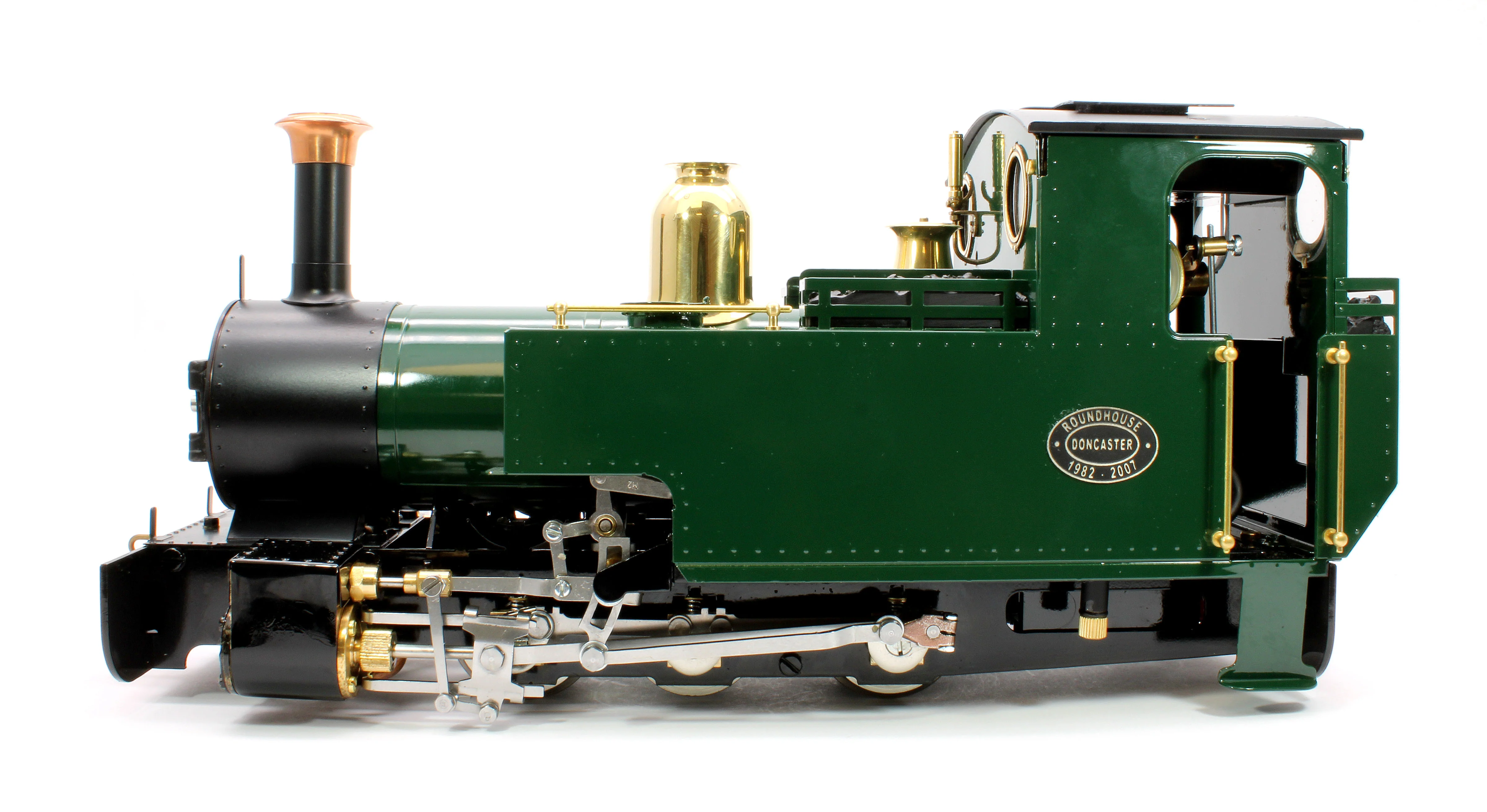 SLRC-GREEN-I 0-6-0 'Silver Lady' Deep Brunswick Green (Radio Control, Insulated Wheels) Steam Locomotive - Image 5
