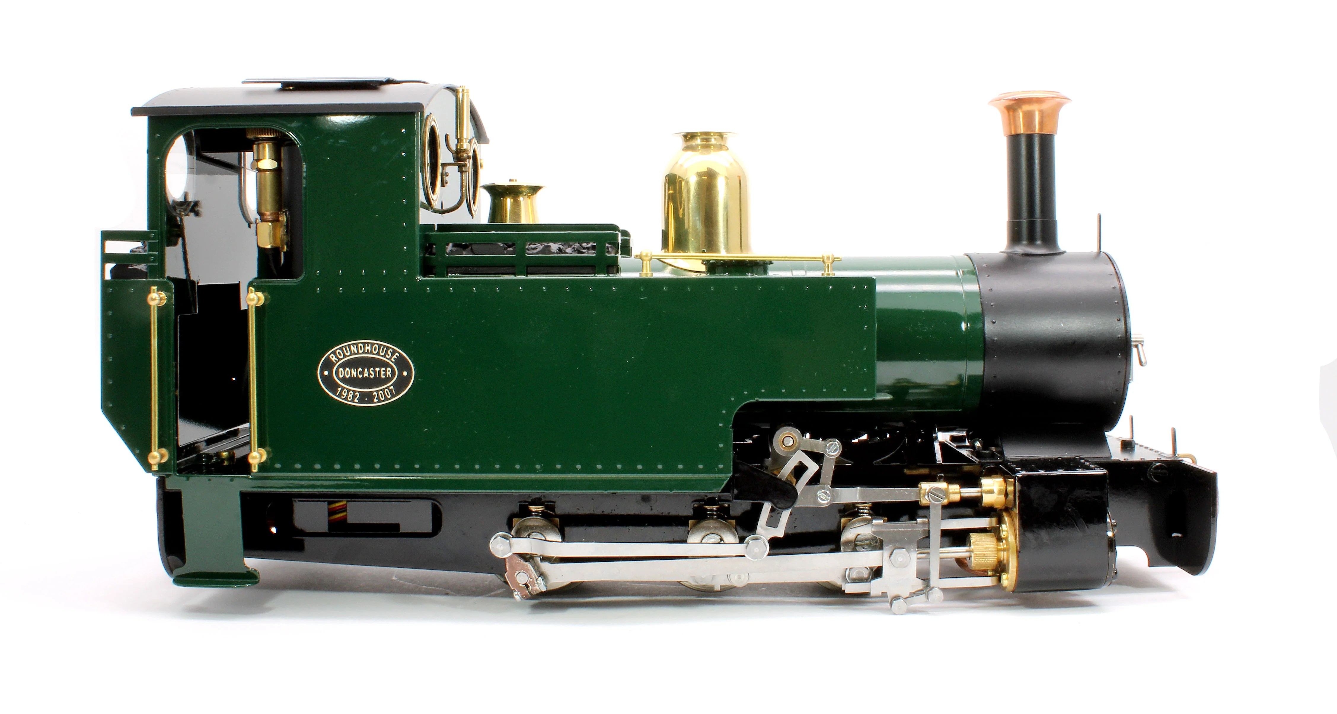 SLRC-GREEN-I 0-6-0 'Silver Lady' Deep Brunswick Green (Radio Control, Insulated Wheels) Steam Locomotive - Image 6