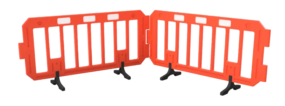 RRM001 OO Gauge Work Barriers (Pack of 5) - Unpainted