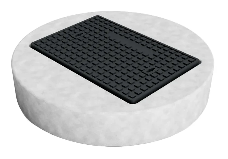 RRM052 OO Gauge Manhole Covers (Pack of 5) - Unpainted