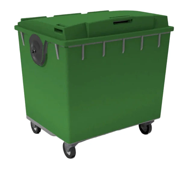 RRM065 N Gauge Large Bins (Pack of 6) - Unpainted Model Kit