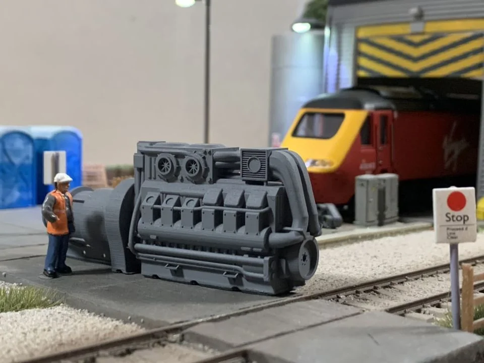 RRM098 OO Gauge Class 43 Engine (Single Pack) - Unpainted Model Kit - Image 5