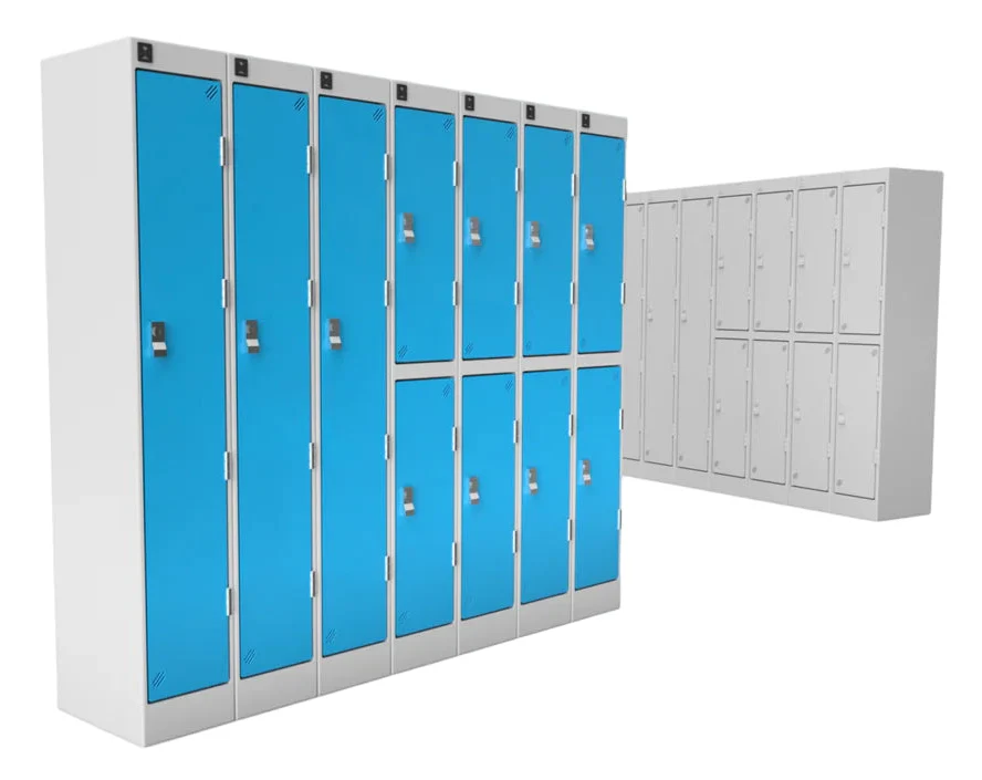 RRM151 OO Gauge Lockers (Pack of 3) - Unpainted Model Kit