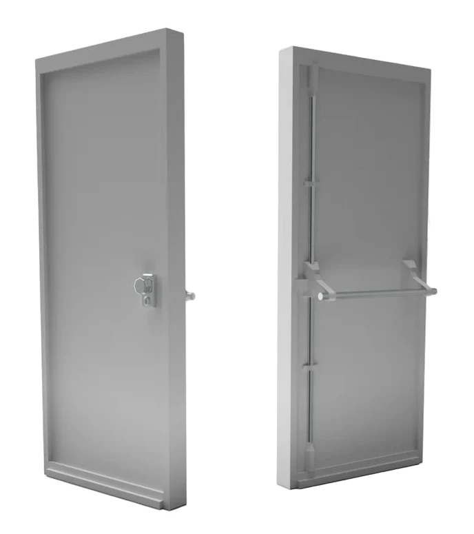 RRM168 OO Gauge Fire Escape Doors (Pack of 5) - Unpainted Model Kit