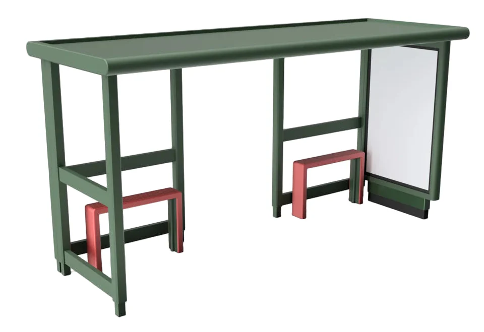RRM169 OO Gauge Bus Stop (Single Pack) - Unpainted Model Kit
