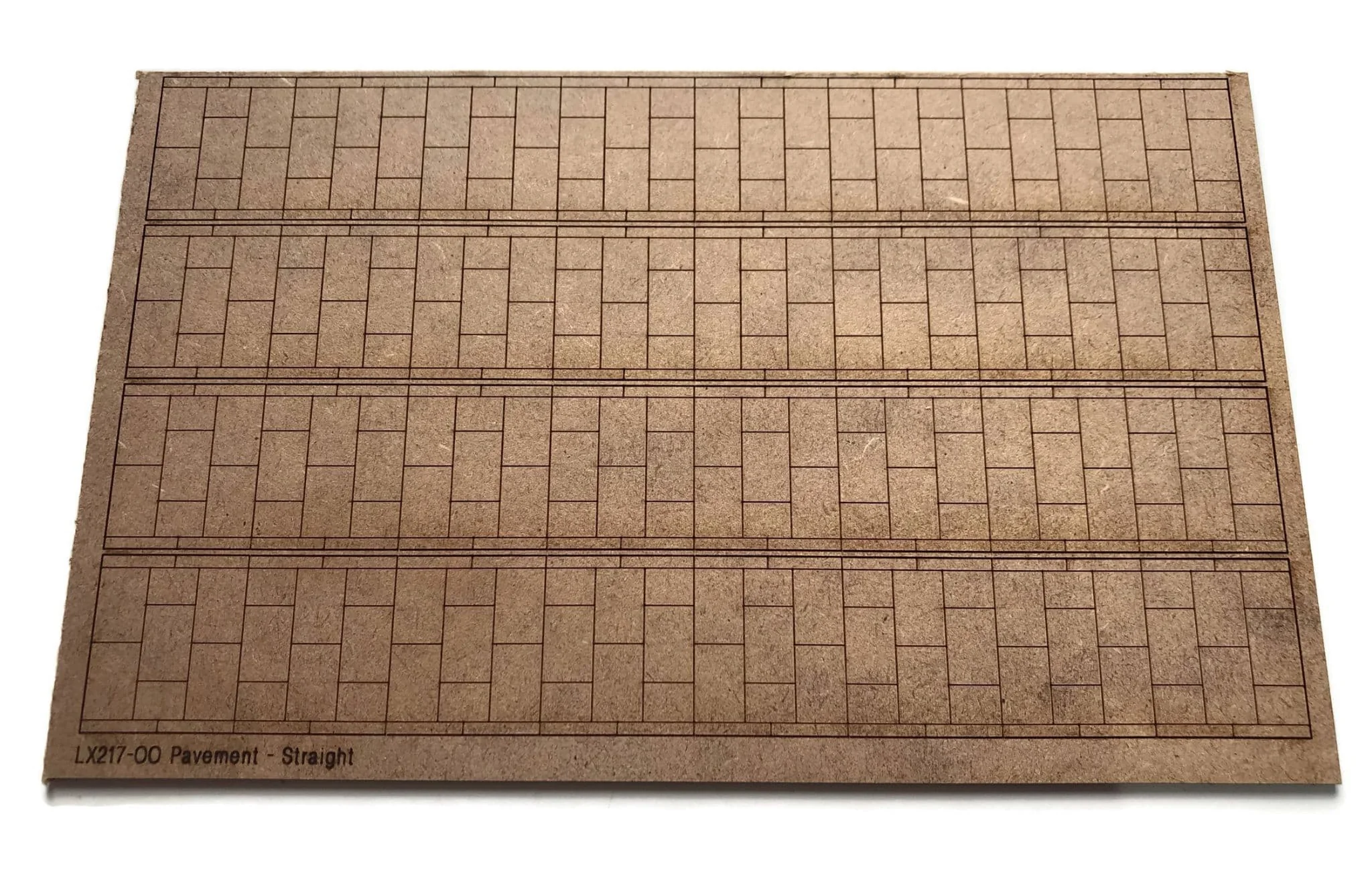 LX217 Laser Cut MDF Pavement Strips Model Kit - Image 2