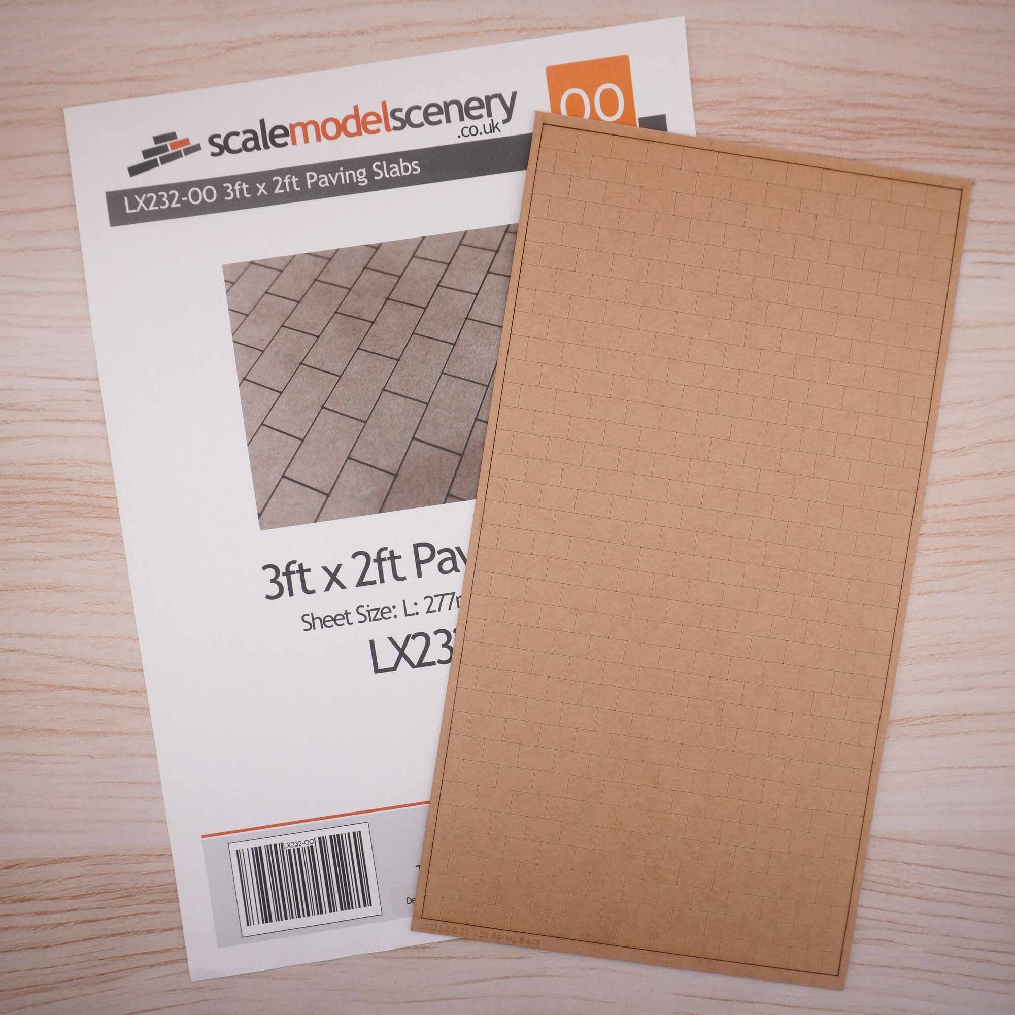 LX232 OO/HO 3ft x 2ft Paving Slabs Model Kit - Image 2