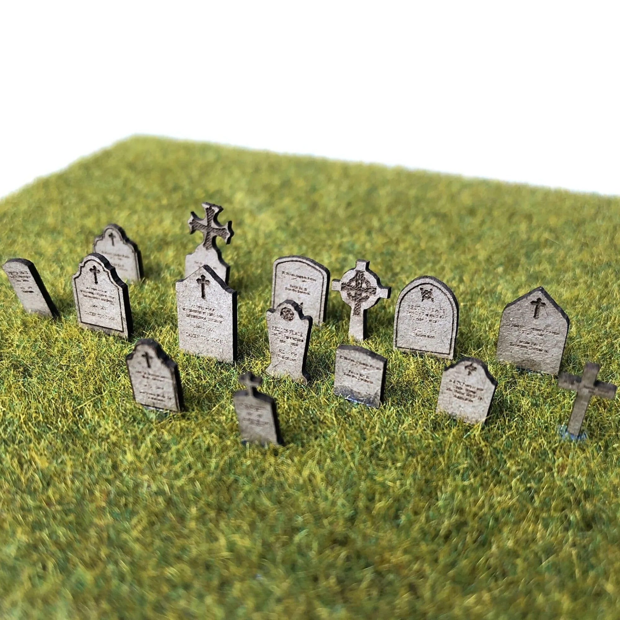 LX394 Laser Cut Gravestones Model Kit