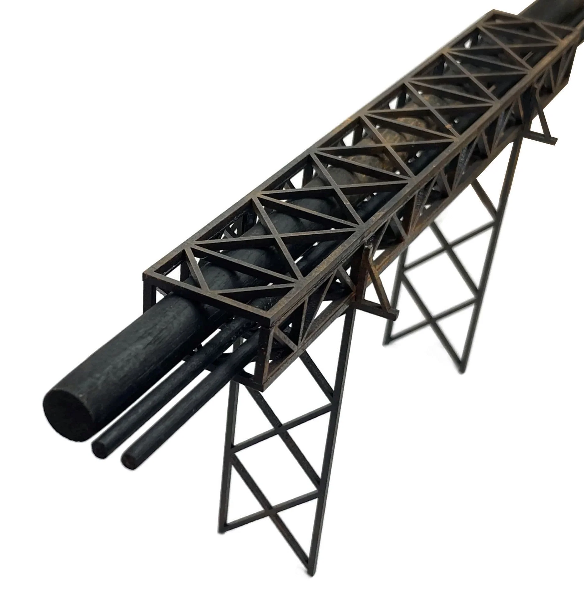 LX514 Industrial Pipe Bridge Model Kit