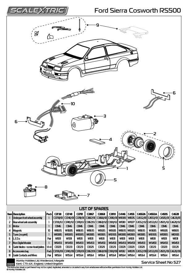 C4628 Ford Sierra RS500 - YTCC Dan Brown 2024 - Image 7