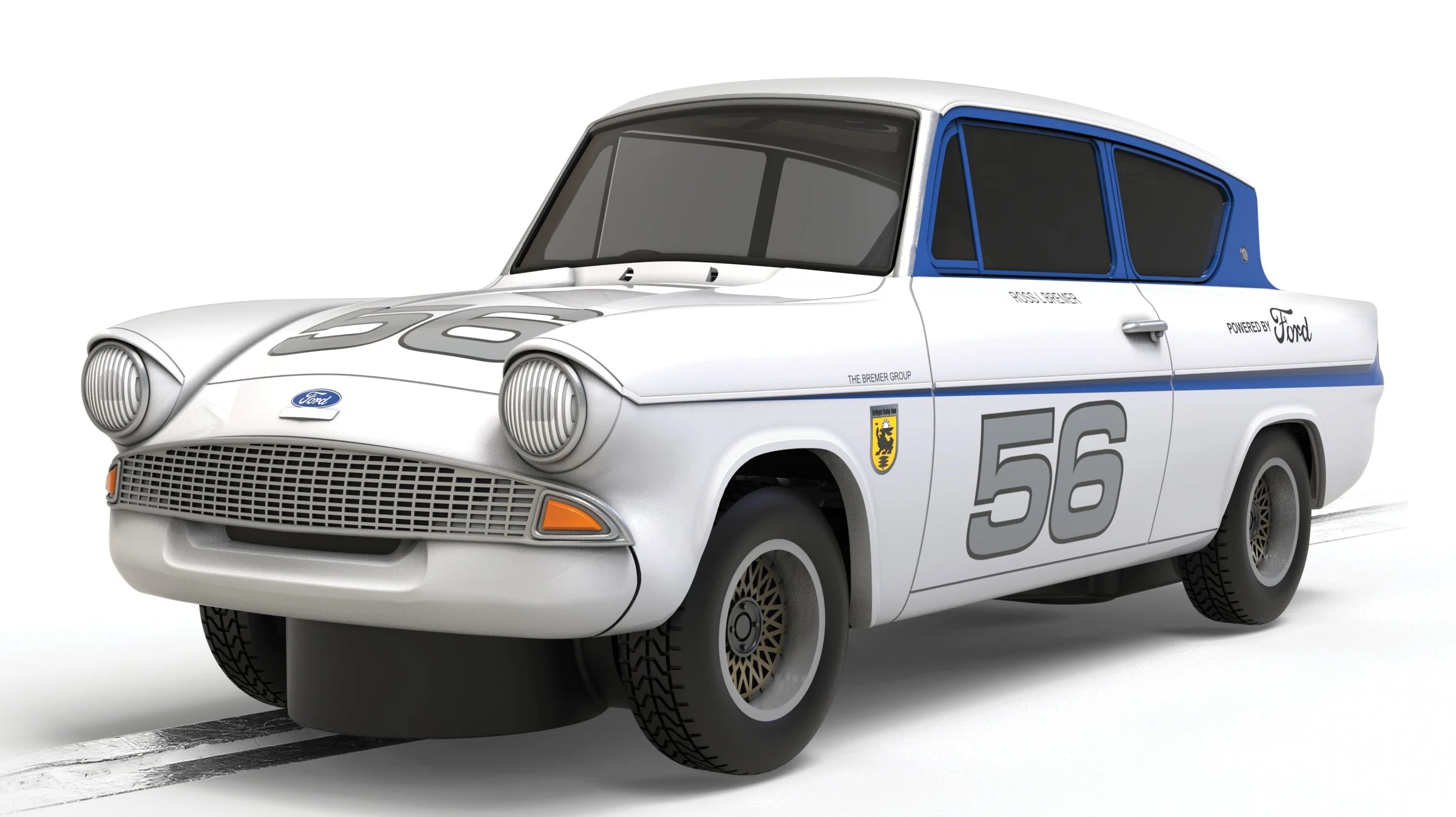 C4682 Ford Anglia - Silver 56
