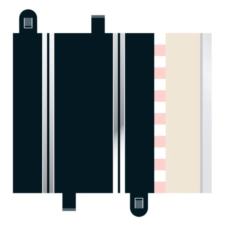 C8207 Half Straight 175mm x 2