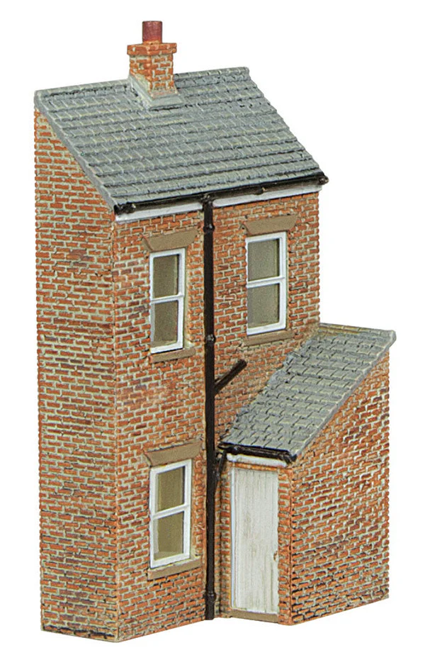 42-0216W Low Relief Rear Of Terrace - Left Hand, White Door