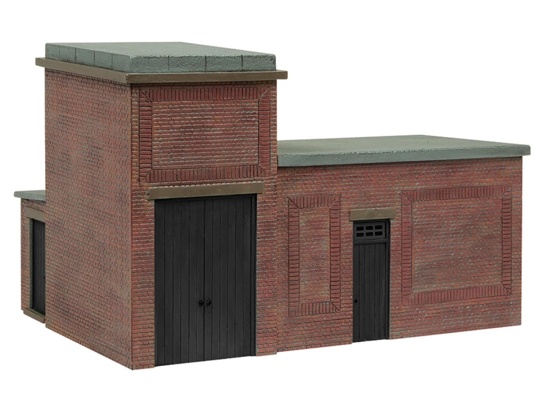 44-0181B Lineside Brick Substation Black