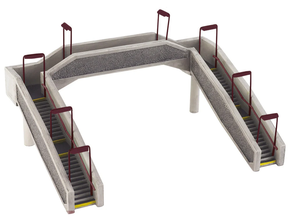 44-023R Concrete Footbridge - Red