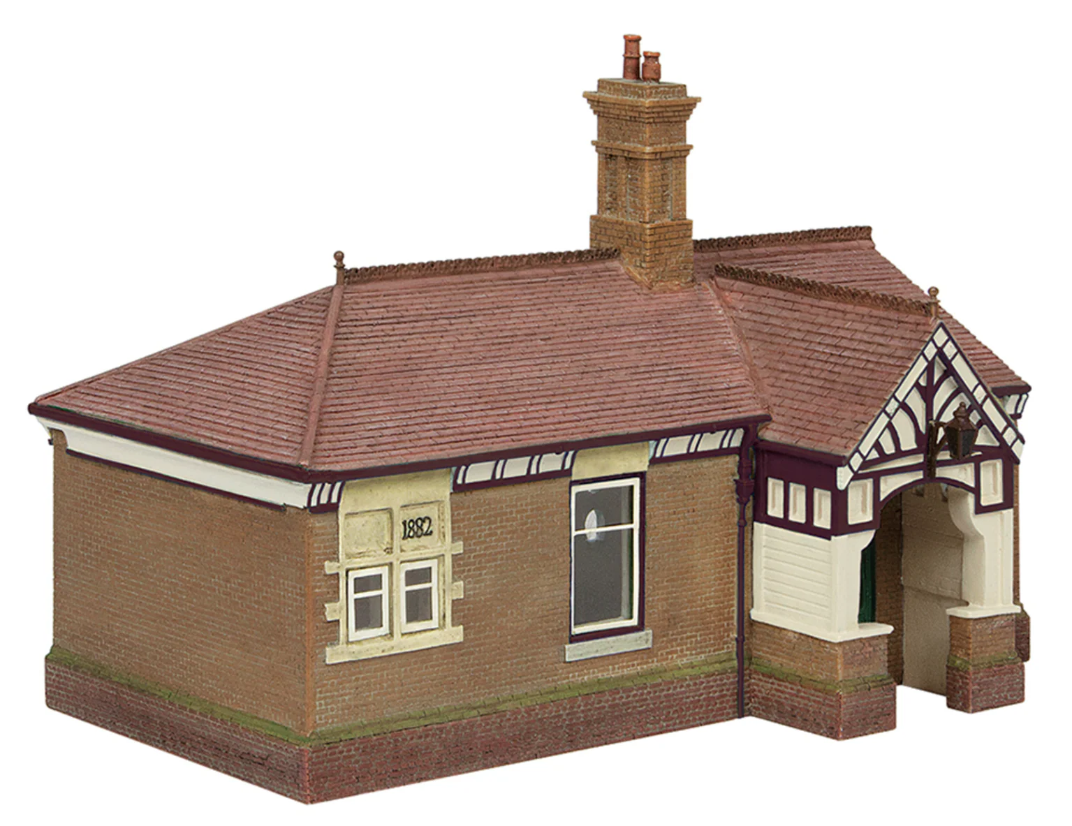44-090C Bluebell Waiting Room and Toilet Crimson and Cream