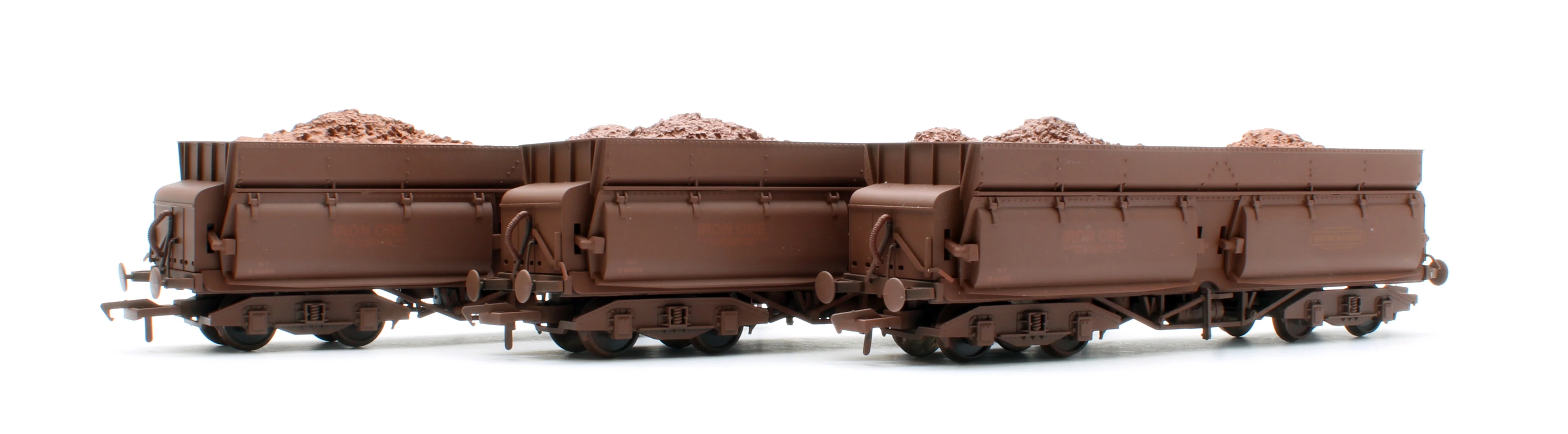 KRM-CON-OO-3H-W Set of 3 Consett Iron Ore Wagons - Pack H (With Load) - Weathered - Image 9