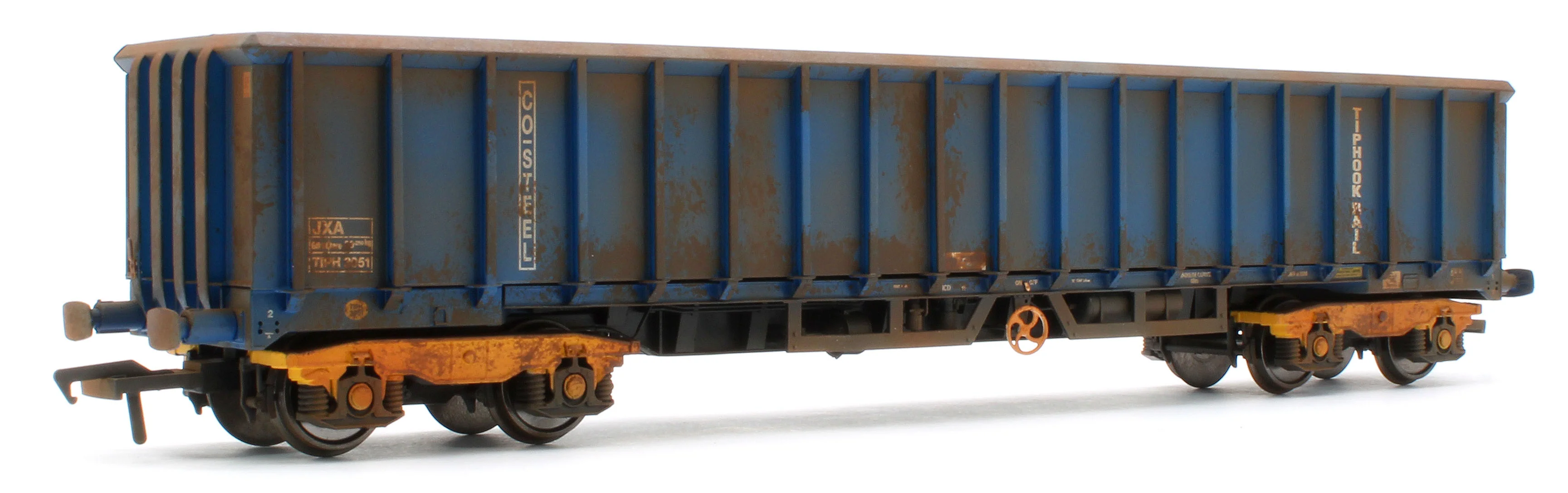 JXA01 TP(A)W Bespoke Weathered Set of 3 JXA Bogie Scrap Wagons - Image 10