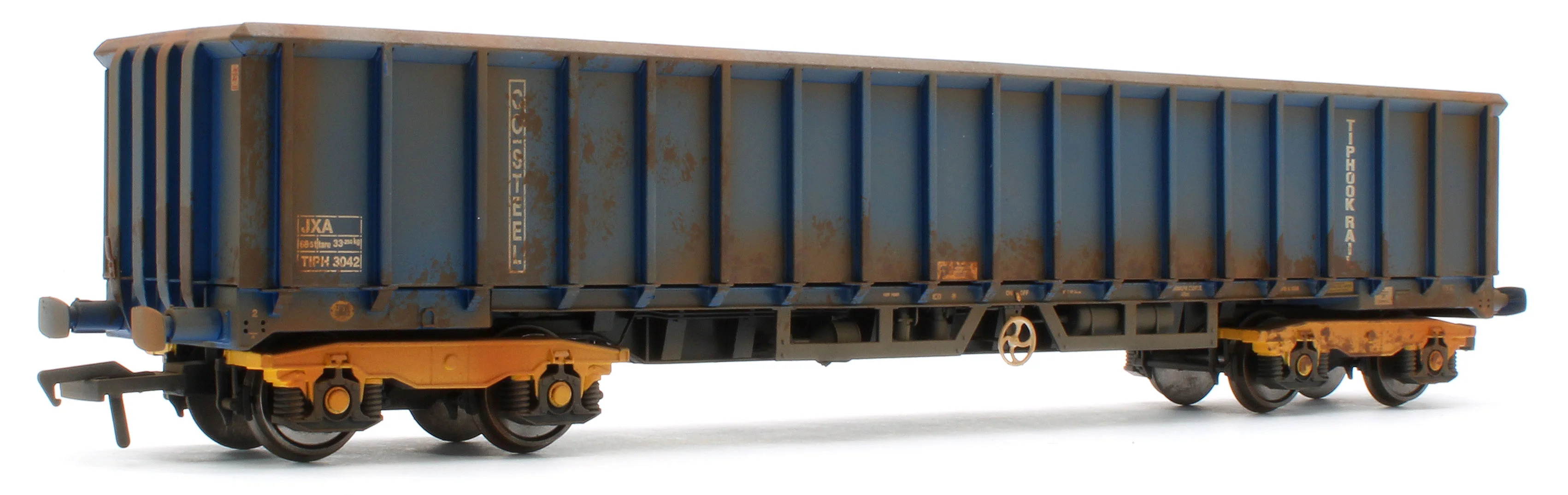 JXA01 TP(A)W Bespoke Weathered Set of 3 JXA Bogie Scrap Wagons - Image 5