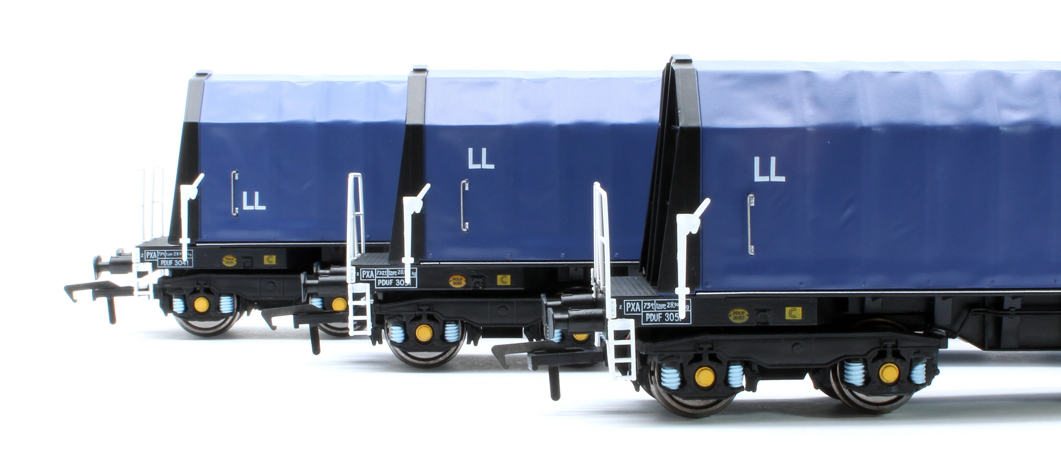 PXA01 TP(C) Set of 3 PXA Steel Coil Carrier PD Blue with LL Lettering No.3041/3051/3057 - Image 4